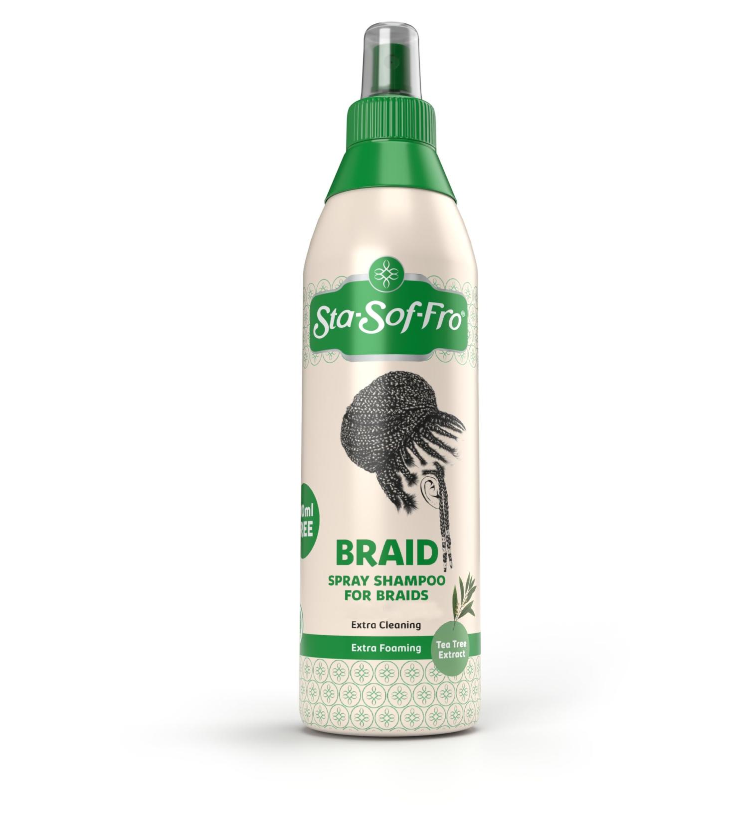 Sta-Sof-Fro Braid Spray Shampoo 350mL - Buy Online on GoSupps.com