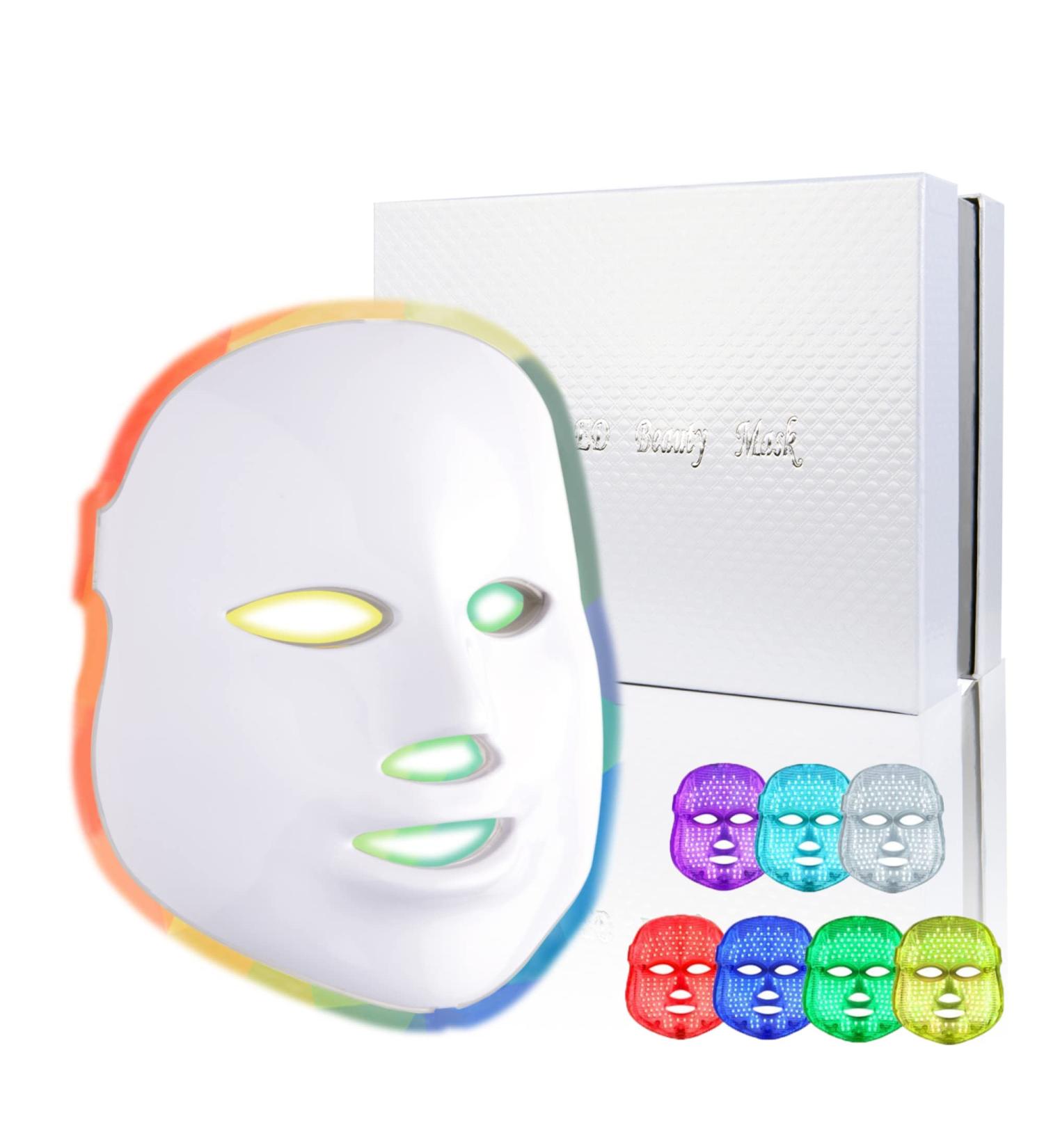 Buy Houzzi LED Face Mask | Red & Blue Light Therapy for Radiant Skin - International Shipping Available - Buy Online on GoSupps.com