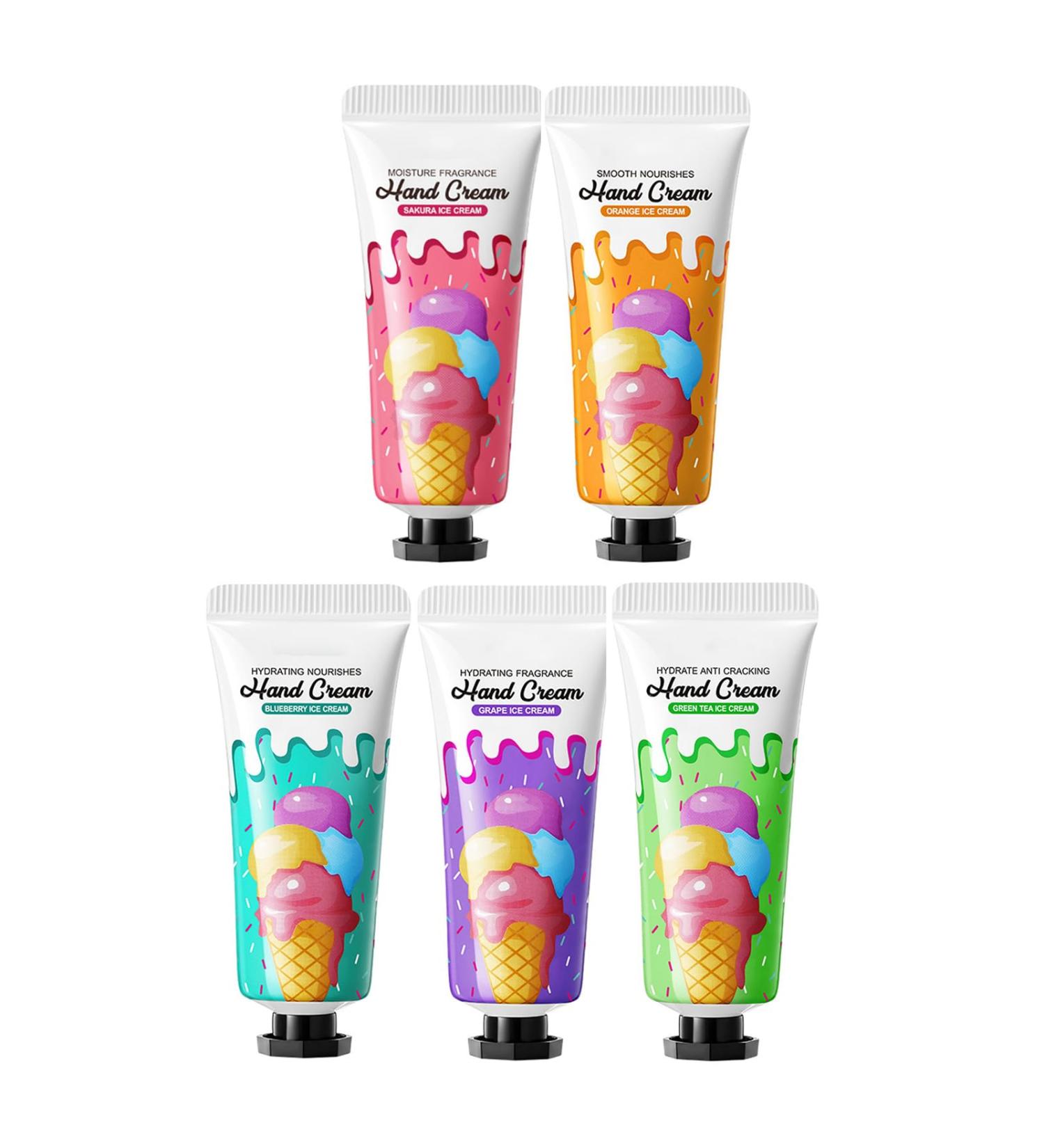 Hand Cream Set Intense Repairing Hand Cream 20g Ice Hand Cream Fruity Hand Cream Mini Hand Creams - Relieves Repairs & Hydrates - Very Dry Skin - Buy Online on GoSupps.com
