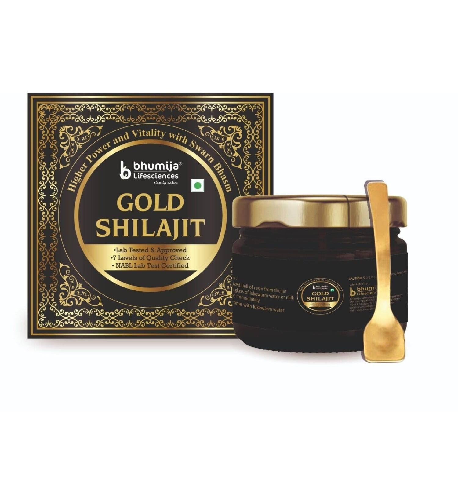 Black Gold Shilajit|Herbal and Nutritional Supplement (60 Count), Pack of 1 | Made with Shuddha, Swarn Bhasm and Swarn Vang | Boosts Immunity, Vitality | Sourced for Their Purity and Potency. 60 Count (Pack of 1) - Buy Online on GoSupps.com