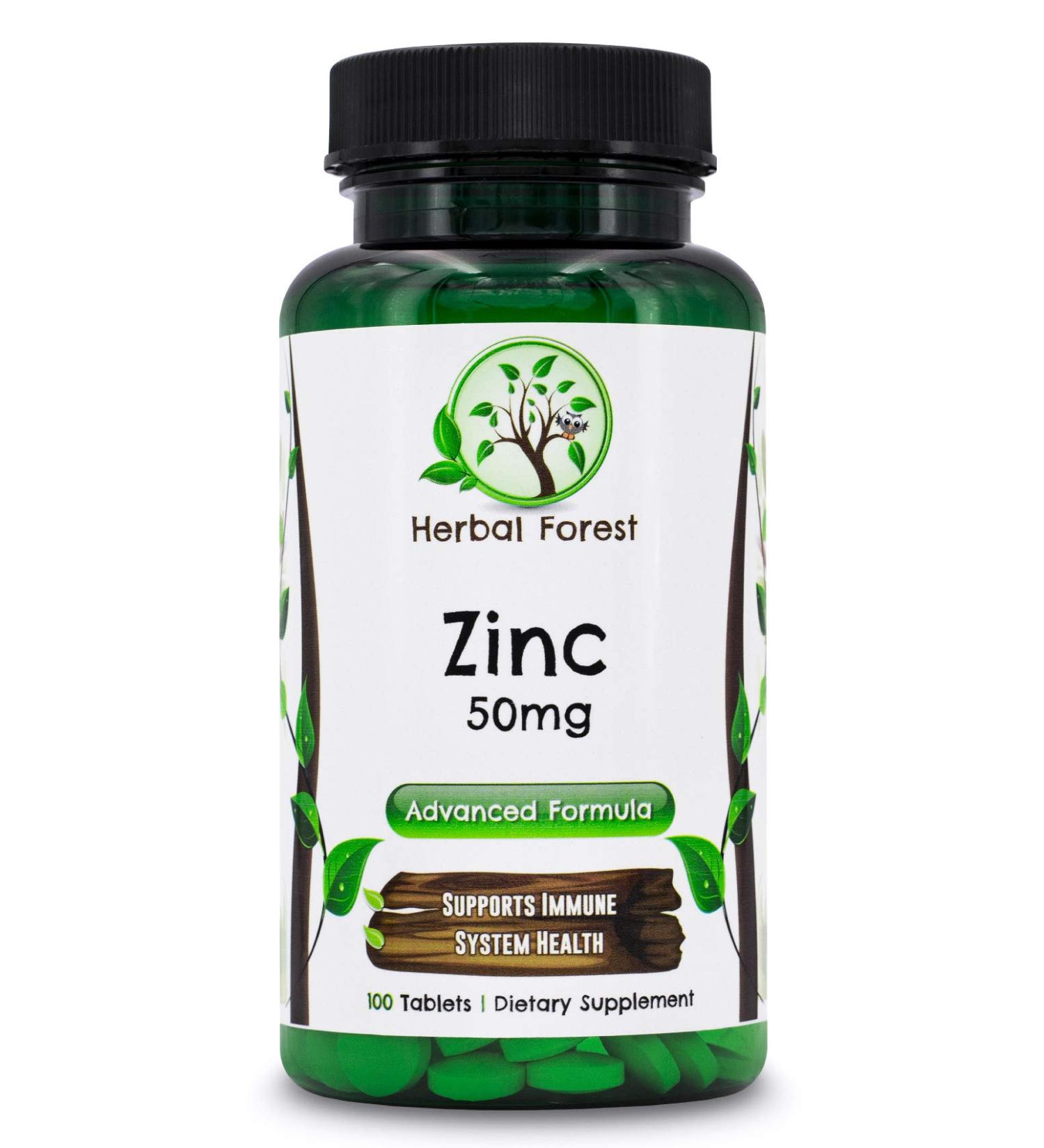 Zinc 50 mg - Essential Mineral Supplement for Immune Support - Buy Online on GoSupps.com
