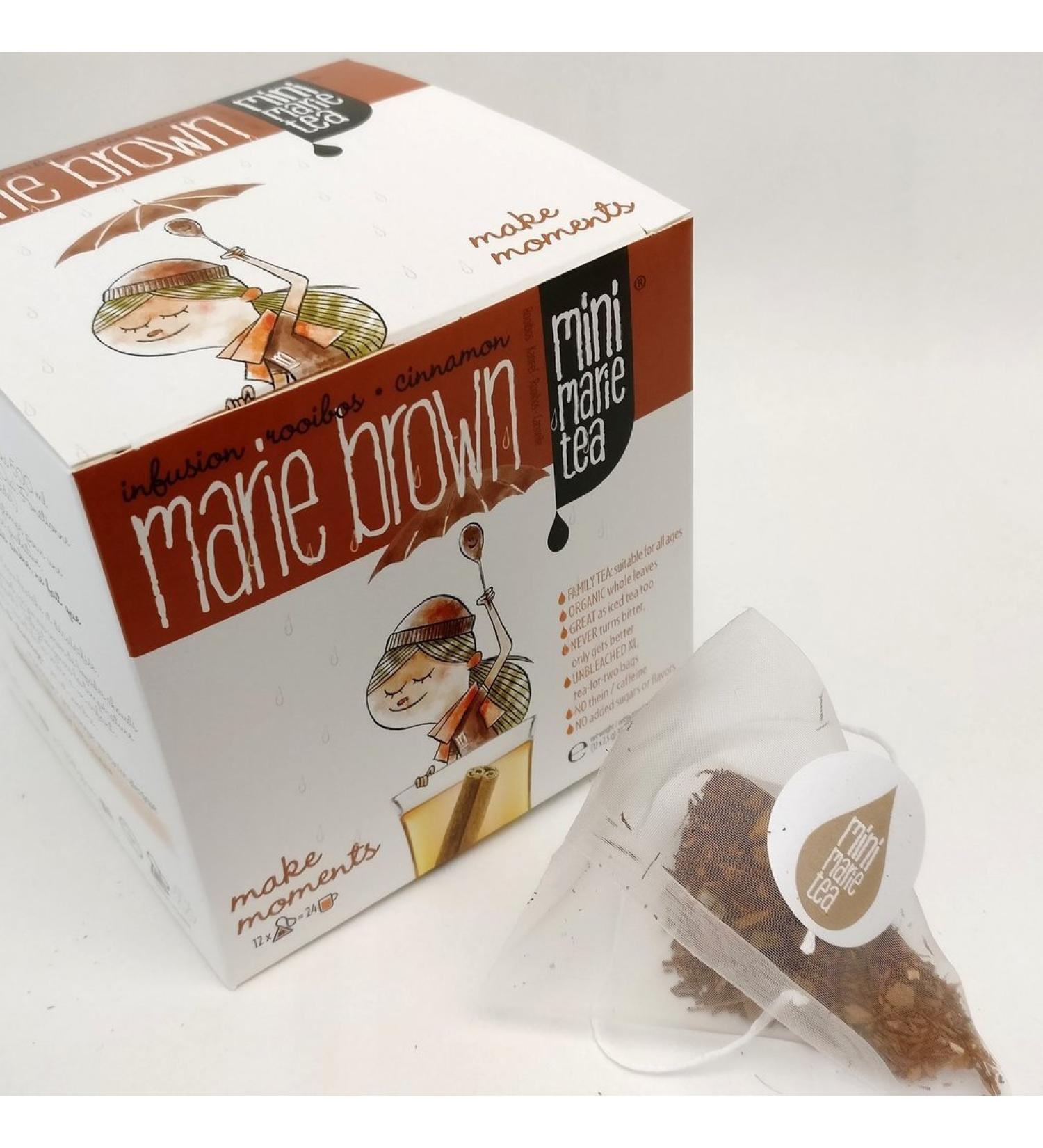 MiniMarieTea BROWN Tea Bags 100% organic tea great for families and kids - Buy Online on GoSupps.com