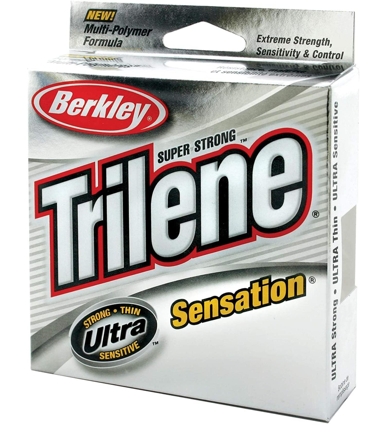Berkley Trilene Sensation Monofilament Fishing Line 330 Yards Clear 4 Pounds