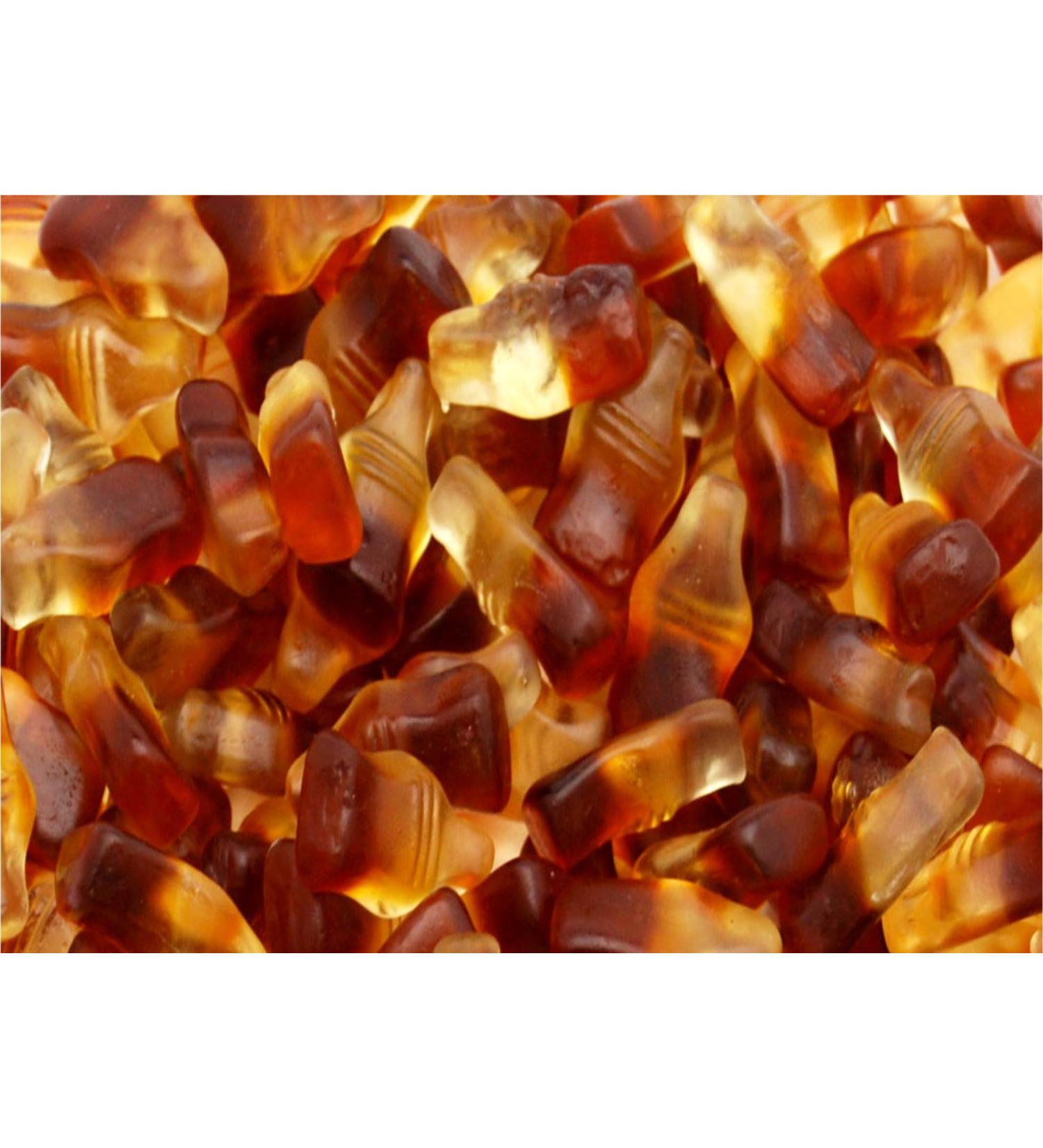 1kg Cola Bottle Candy Pick & Mix Sweets Mixed Assortment Gummy Selection Resealable Pouch Share Bag