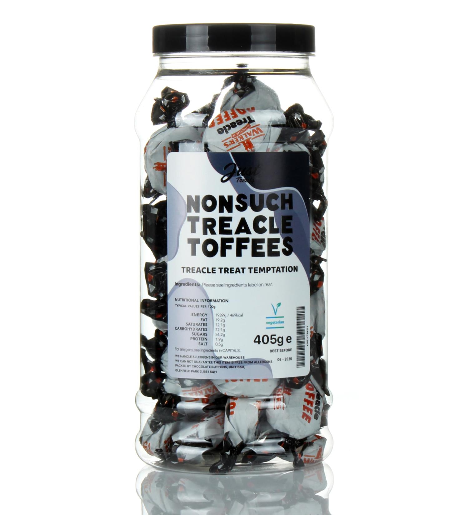 Just Treats Nonsuch Treacle Toffees Gift Jar Treacle Gift Jar - Buy Online on GoSupps.com