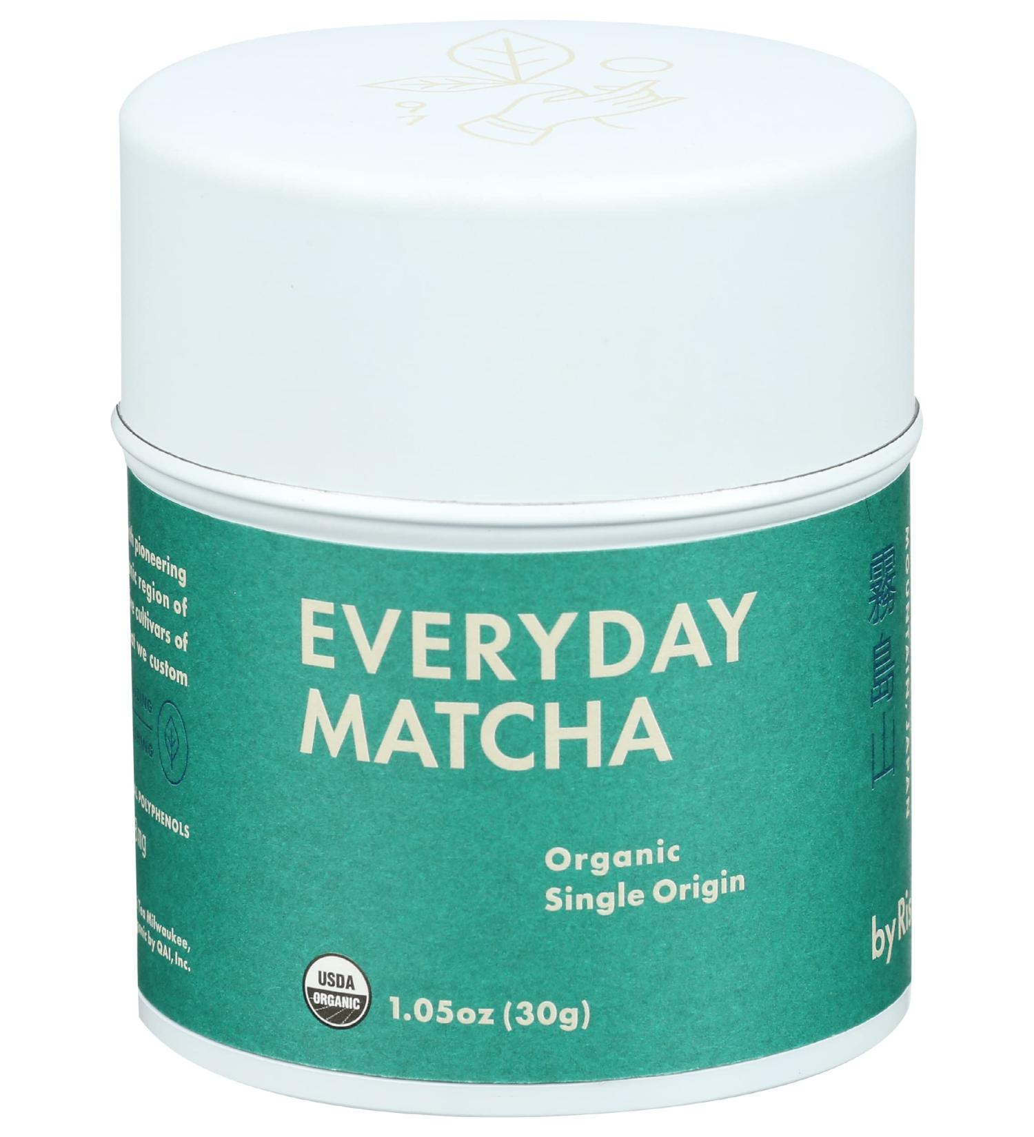 Rishi Tea Everyday Matcha 1.05 oz - Premium Organic Green Tea Powder - Buy Online on GoSupps.com