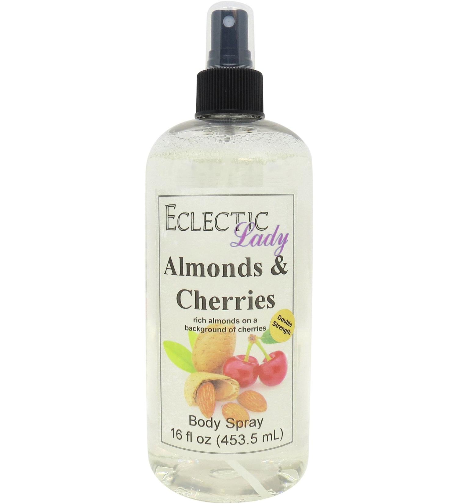 Almonds And Cherries Body Spray Body Mist for Women with Clean Light & Gentle Fragrance Long Lasting Perfume with Comforting Scent for Men & Women Cologne with Soft Subtle Aroma For Daily Use Double Strength 16 Fluid Ounces - Buy Online on GoSupps.com