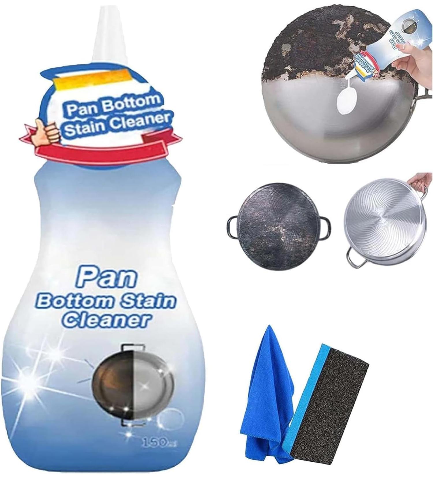 Pan Bottom Stain Cleaner Gel Cleaner for Cookware Bottom Pot Cleaner For Bottom Of Pans Household Stainless Steel Cleaner Bubble Cleaner Foam Spray (1pcs) - Buy Online on GoSupps.com