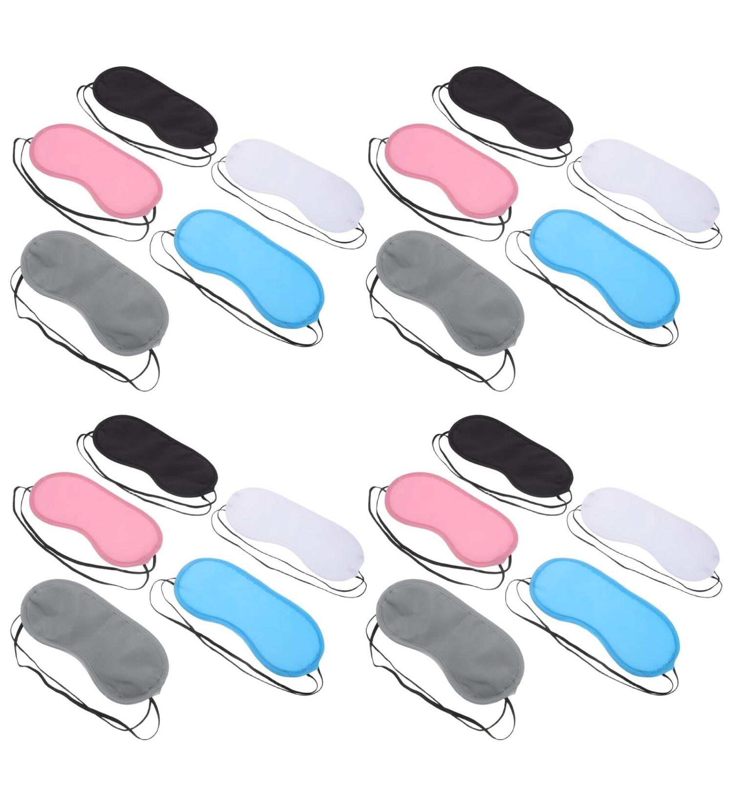 SHERCHPRY Lot de 20 Masques de Sommeil Occultants pour Femmes et Adolescents Masque Yeux en Tissu Doux et Respirant Multicolore pour Voyage Sieste et D tente - Buy Online on GoSupps.com