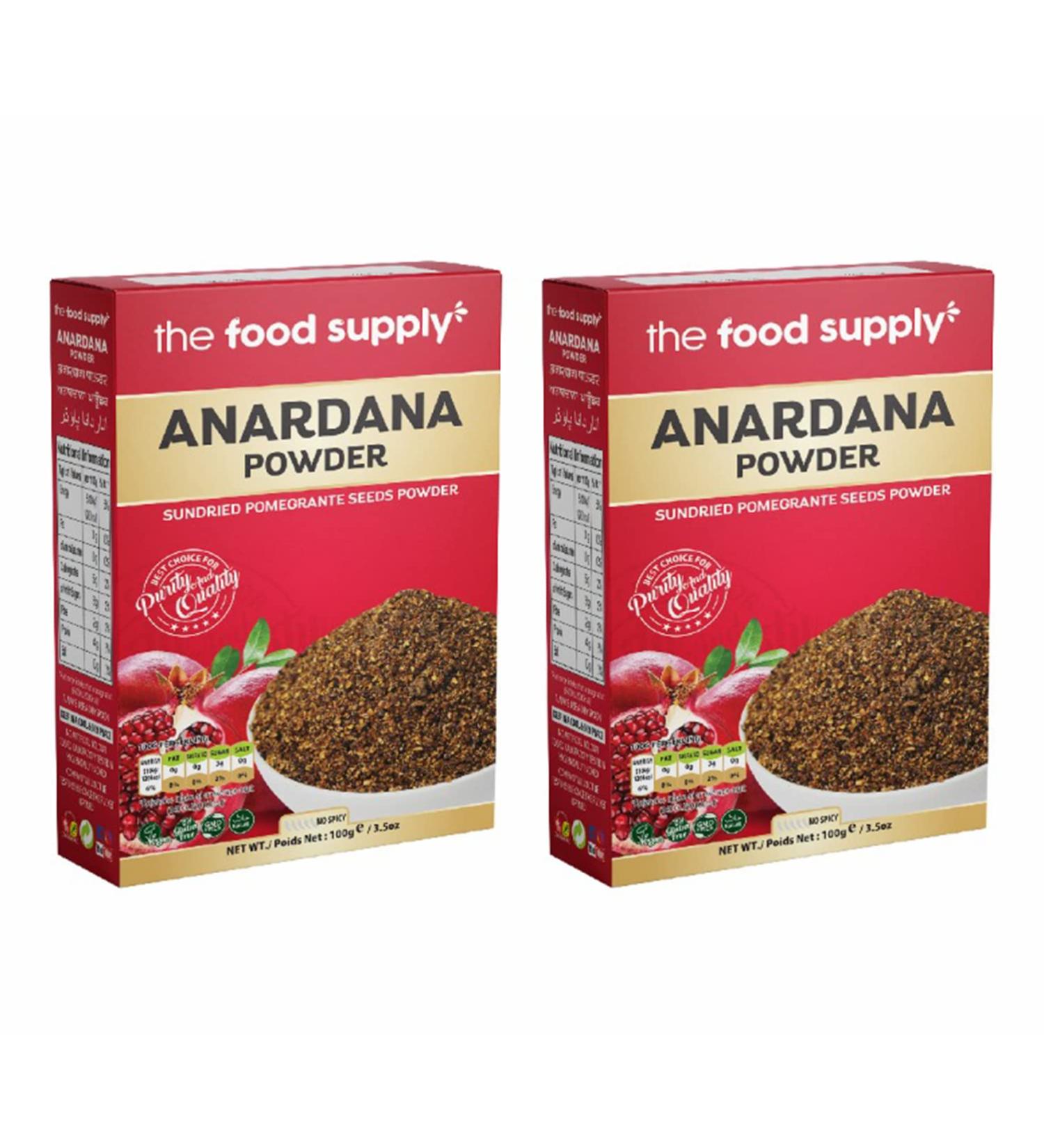 2022-23 Great Taste Award Winner: TFS Anardana Powder - Premium Artisan Spice Mixes | All Natural, Vegan, Gluten-Friendly, Non-GMO - Buy Online on GoSupps.com