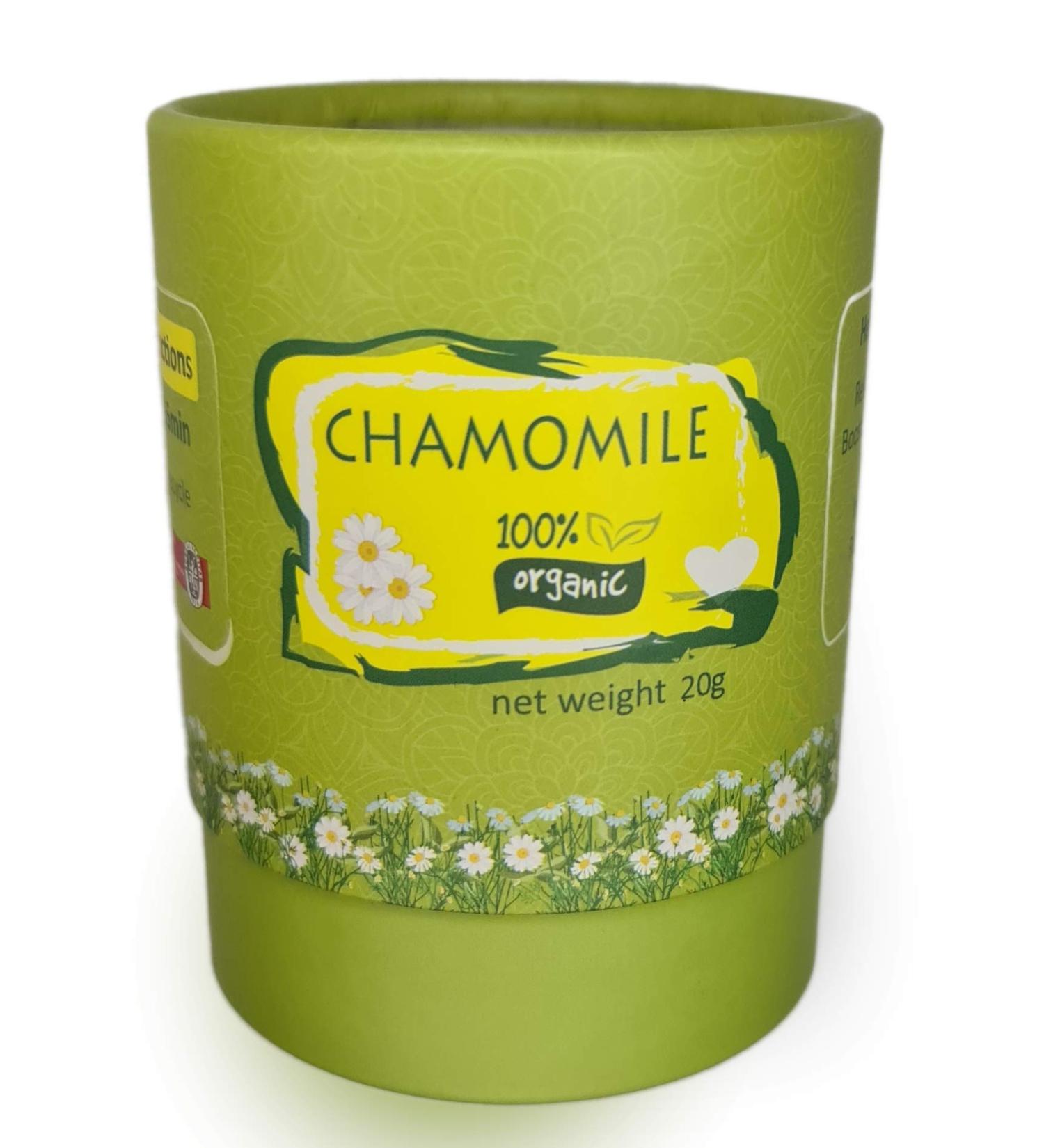 CHAMOMILE TEA - 100% Certified Handpicked Organic Natural TEA - Natural Universe - Buy Online on GoSupps.com