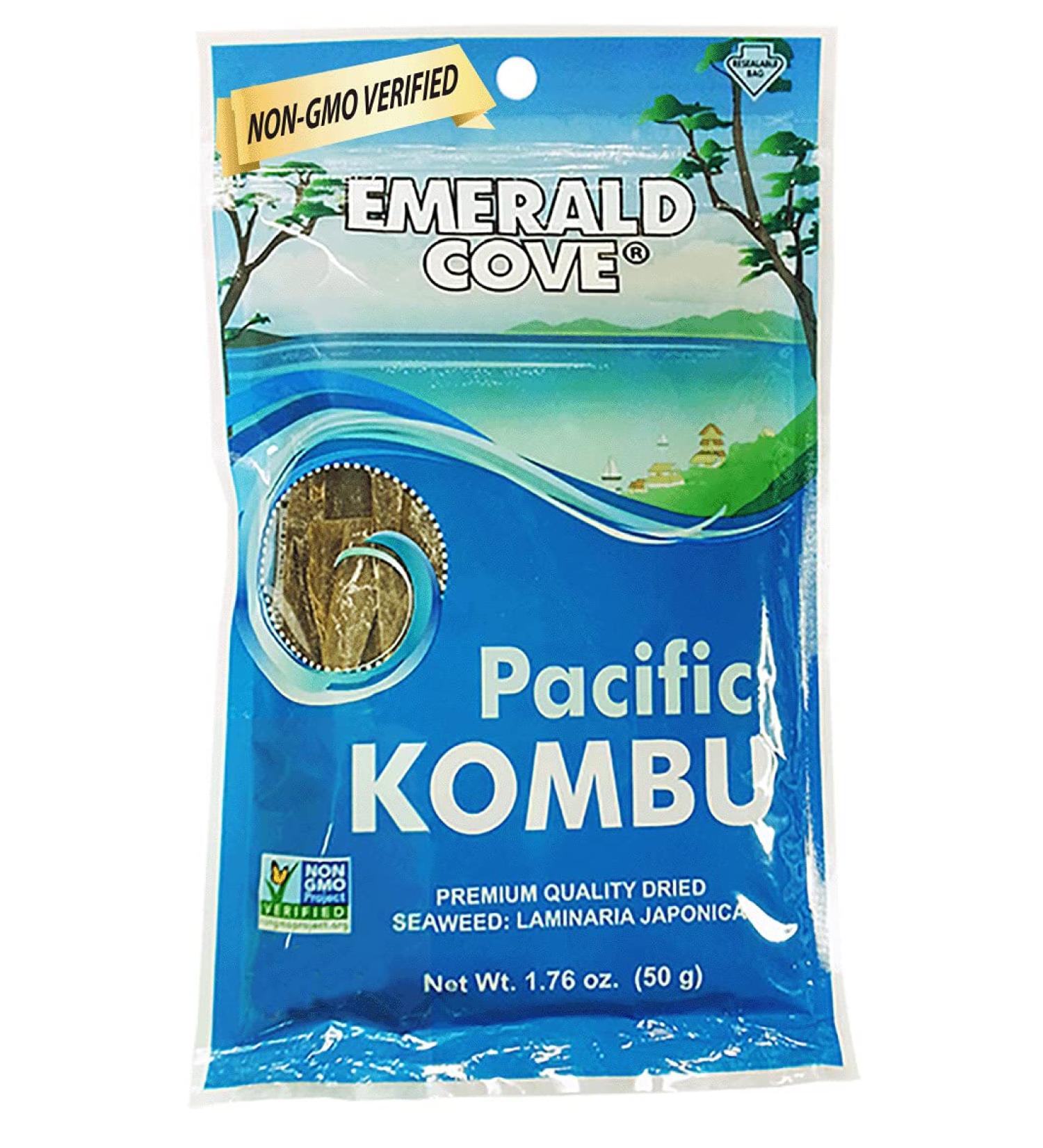 Emerald Cove Silver Grade Pacific Kombu (Dried Seaweed)  1.76 Ounce Bag 1.76 Ounce (Pack of 1) - Buy Online on GoSupps.com
