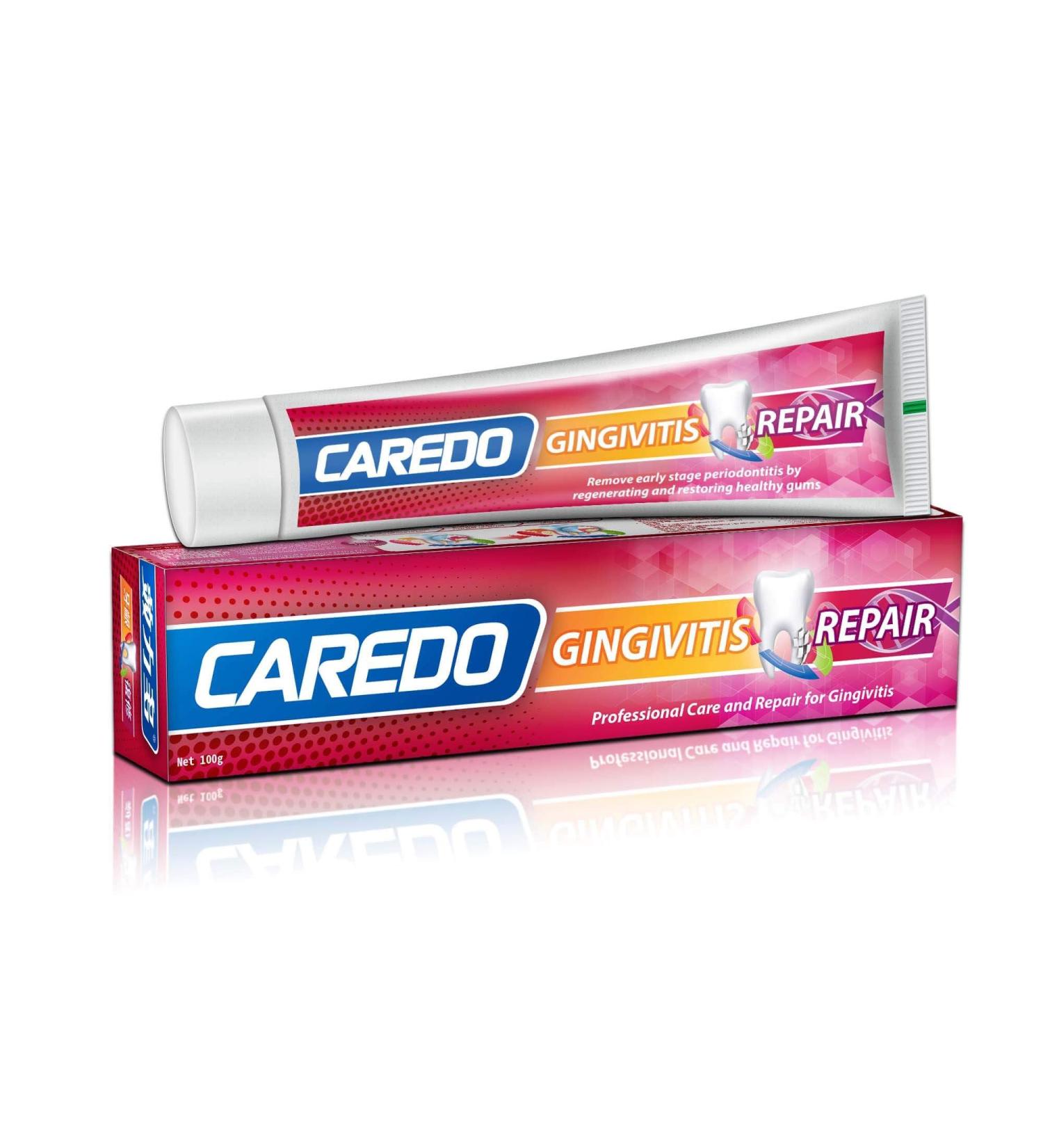 CAREDO Gingivitis Toothpaste Gum Repair for Bleeding Gums Swollen Gums Treatment for Gum Sensitivity Gingivitis Treatment for Gum Disease Reverse Gingivitis Treatment for Adults Oral Care 3.52OZ - Buy Online on GoSupps.com