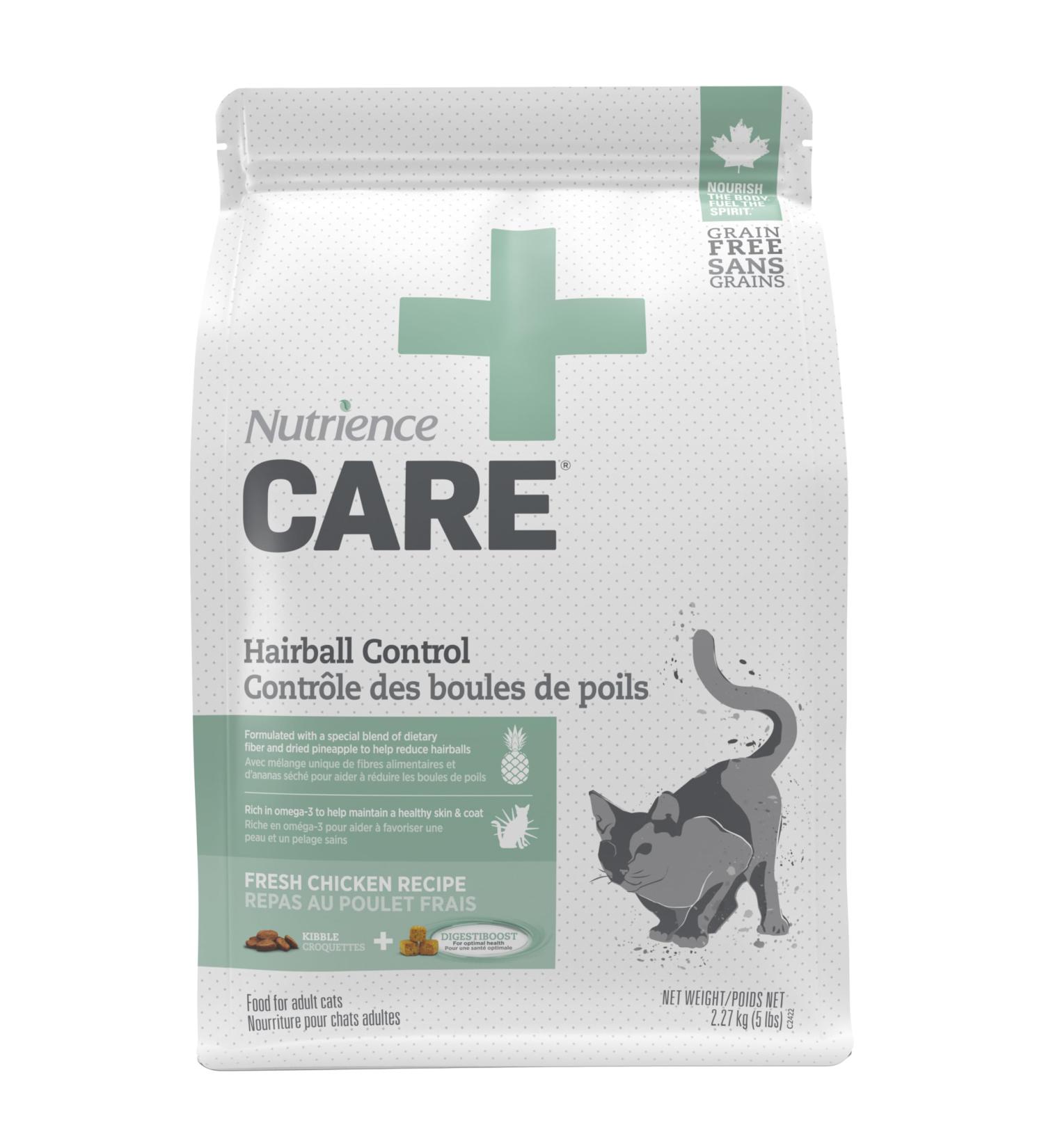 Nutrience Care Hairball Control Cat Food Chicken 2.27 kg (5 lb) - Buy Online on GoSupps.com