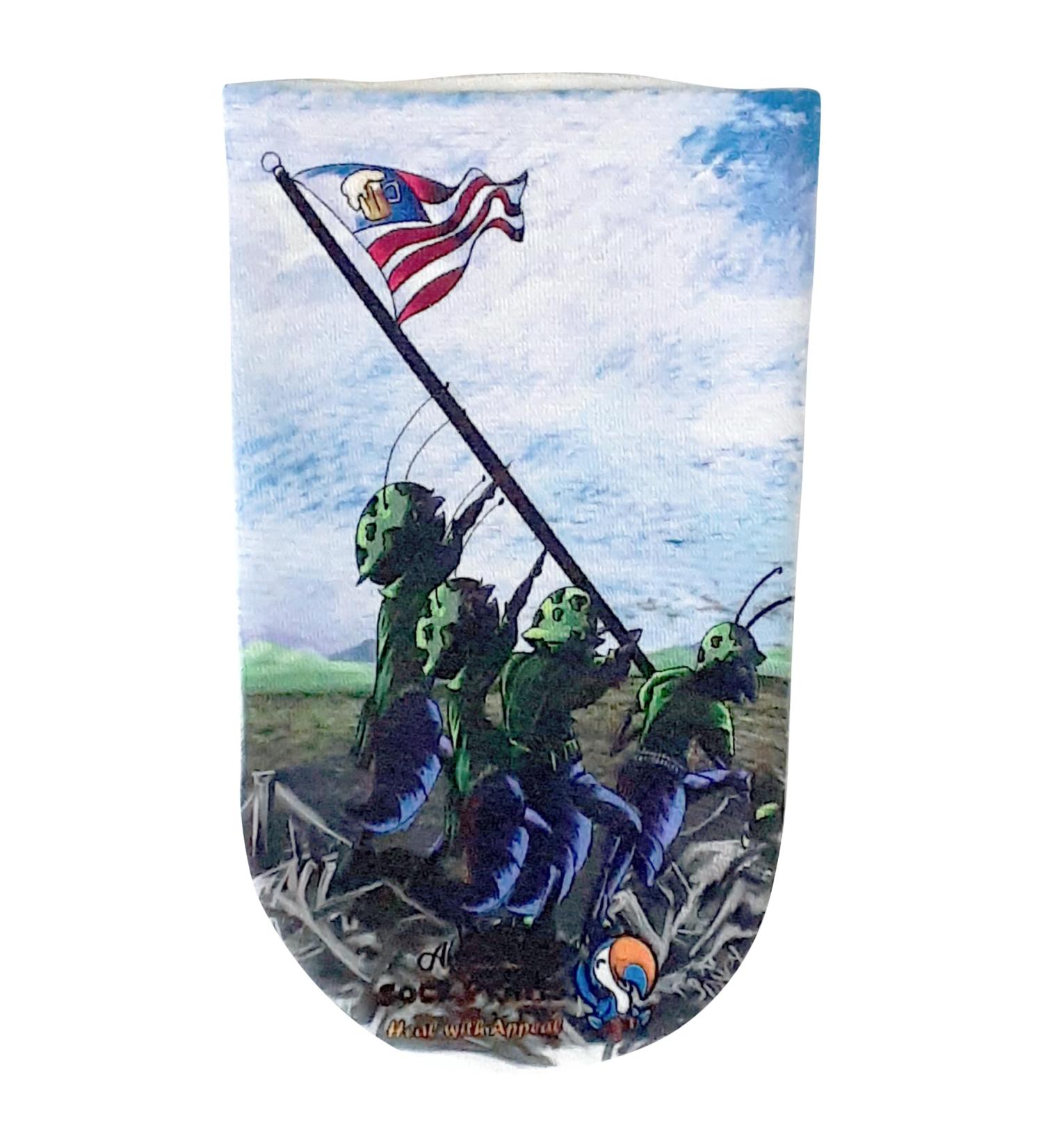 Army Ants Hoist American Flag 3Ply Stump Sock for Amputees - Heal with Appeal - Buy Online on GoSupps.com