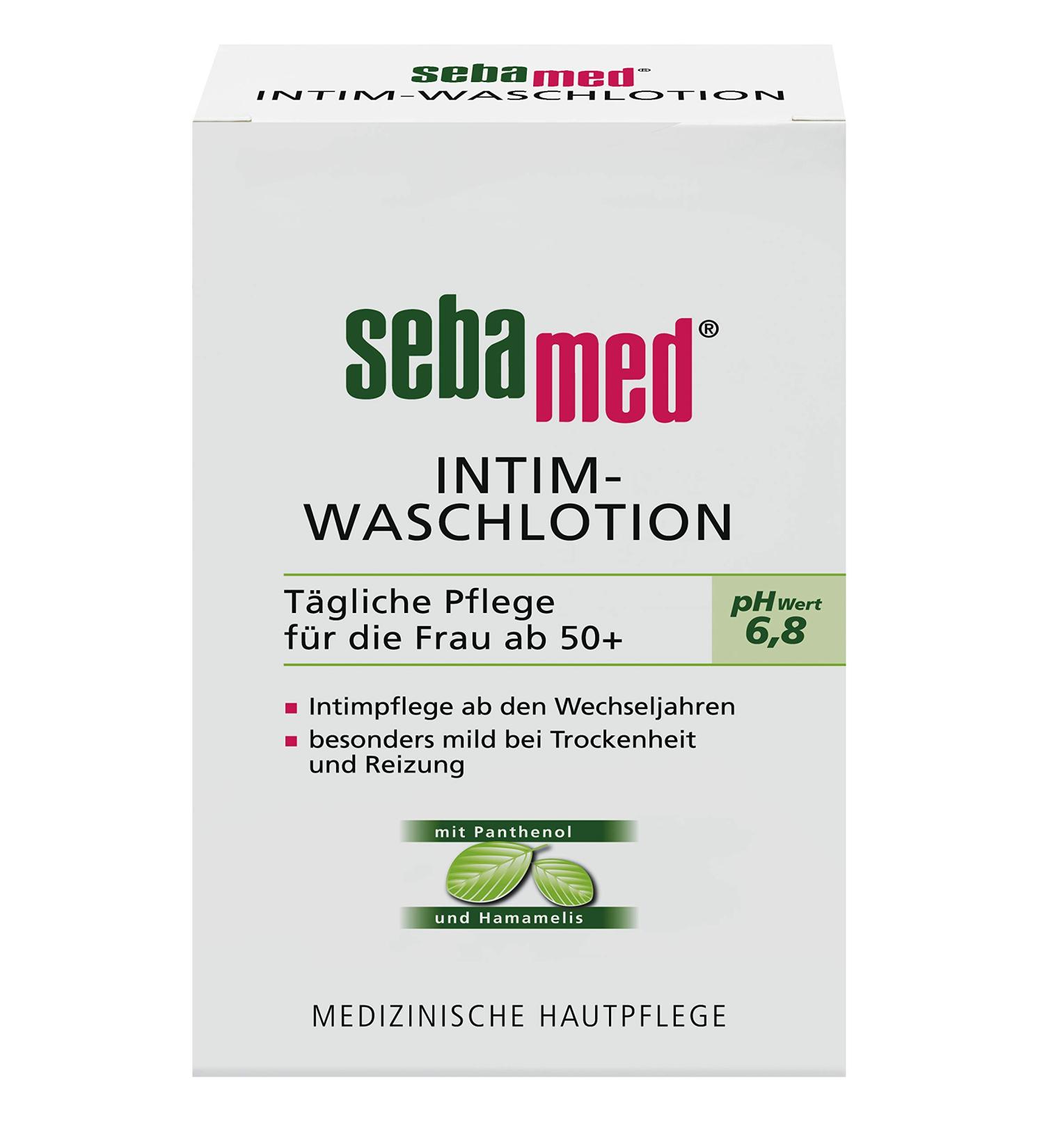 Sebamed Intimate Wash Lotion 2-Pack (200 ml x 2) - pH 6.8 Gentle & Effective Care for Intimate Hygiene International Shipping Available - Buy Online on GoSupps.com