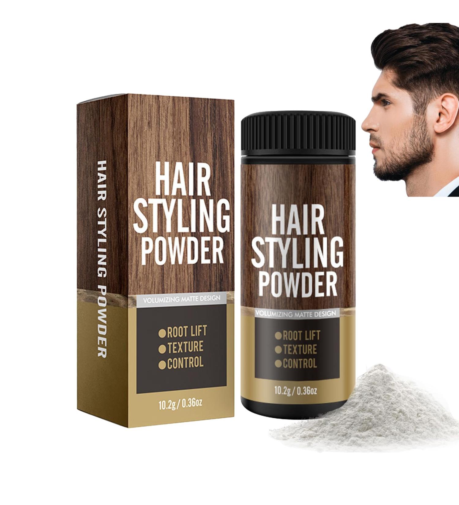 Men's Styling Powder Styling Powder | Portable Volumizing Hair Powder Matte Finish Styling Texturizing Powder Natural Looking Hair Texture Powder (1PC) - Buy Online on GoSupps.com