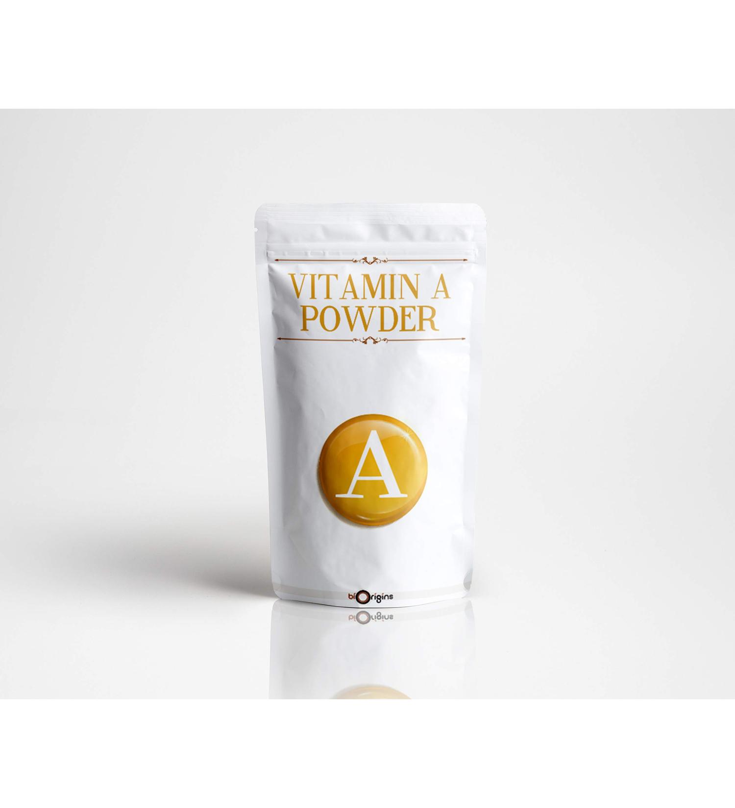 Mystic Moments Vitamin A Acetate (Retinol) 25g - Pure, Natural, Vegan & GMO Free - Buy Online on GoSupps.com