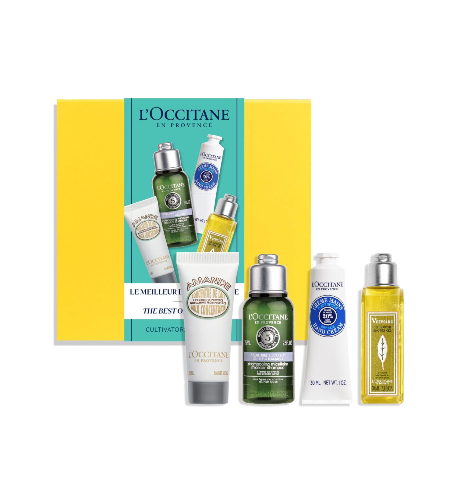 L'OCCITANE Best of Provence Set body and hair care set organic shea butter organic verbena