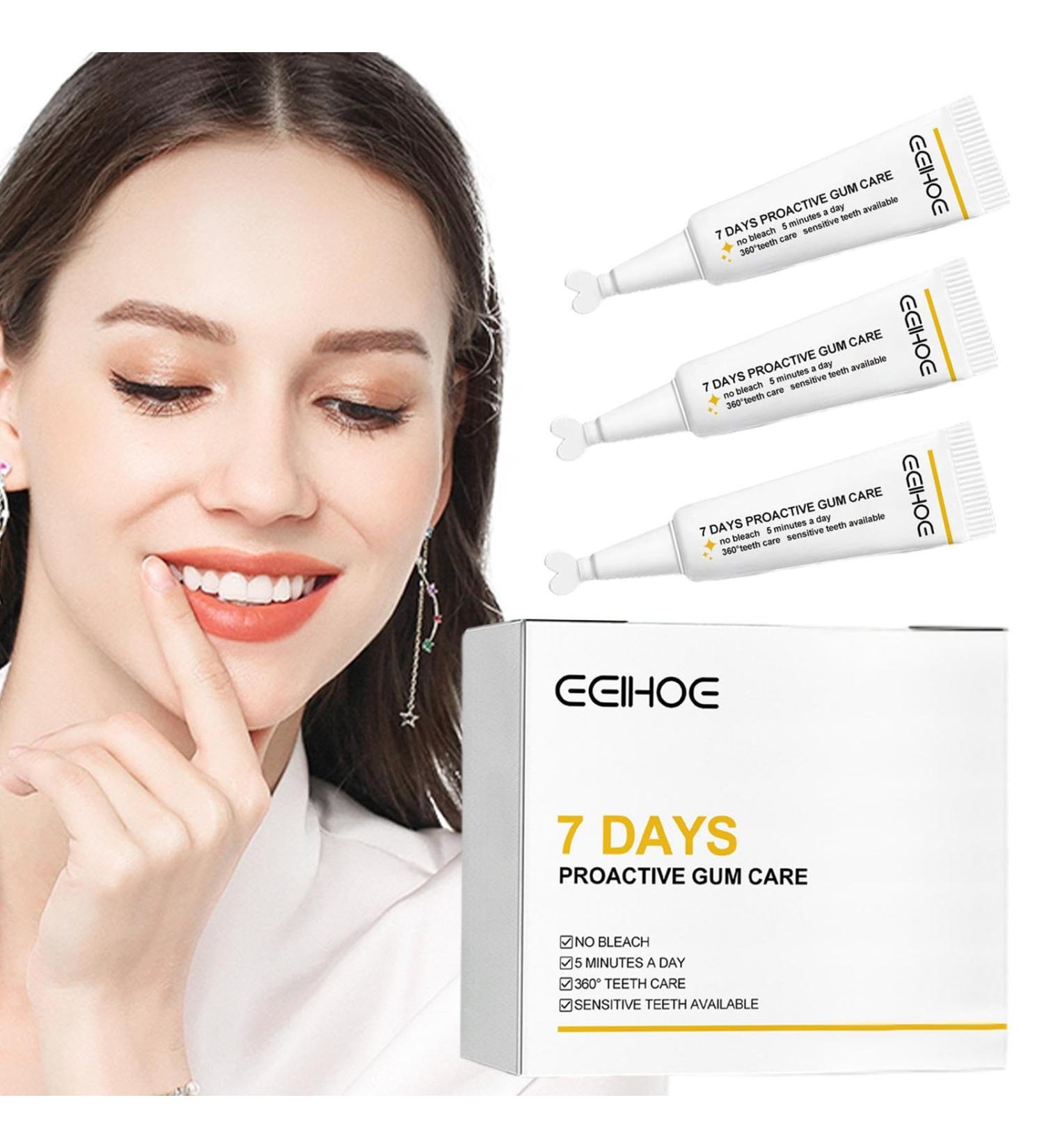 7-Piece Gums Care Mouthwash Set | Natural Gum Refresher Gel & 360 Dental Care Drop - No Bleaching Agents - Shop Internationally - Buy Online on GoSupps.com