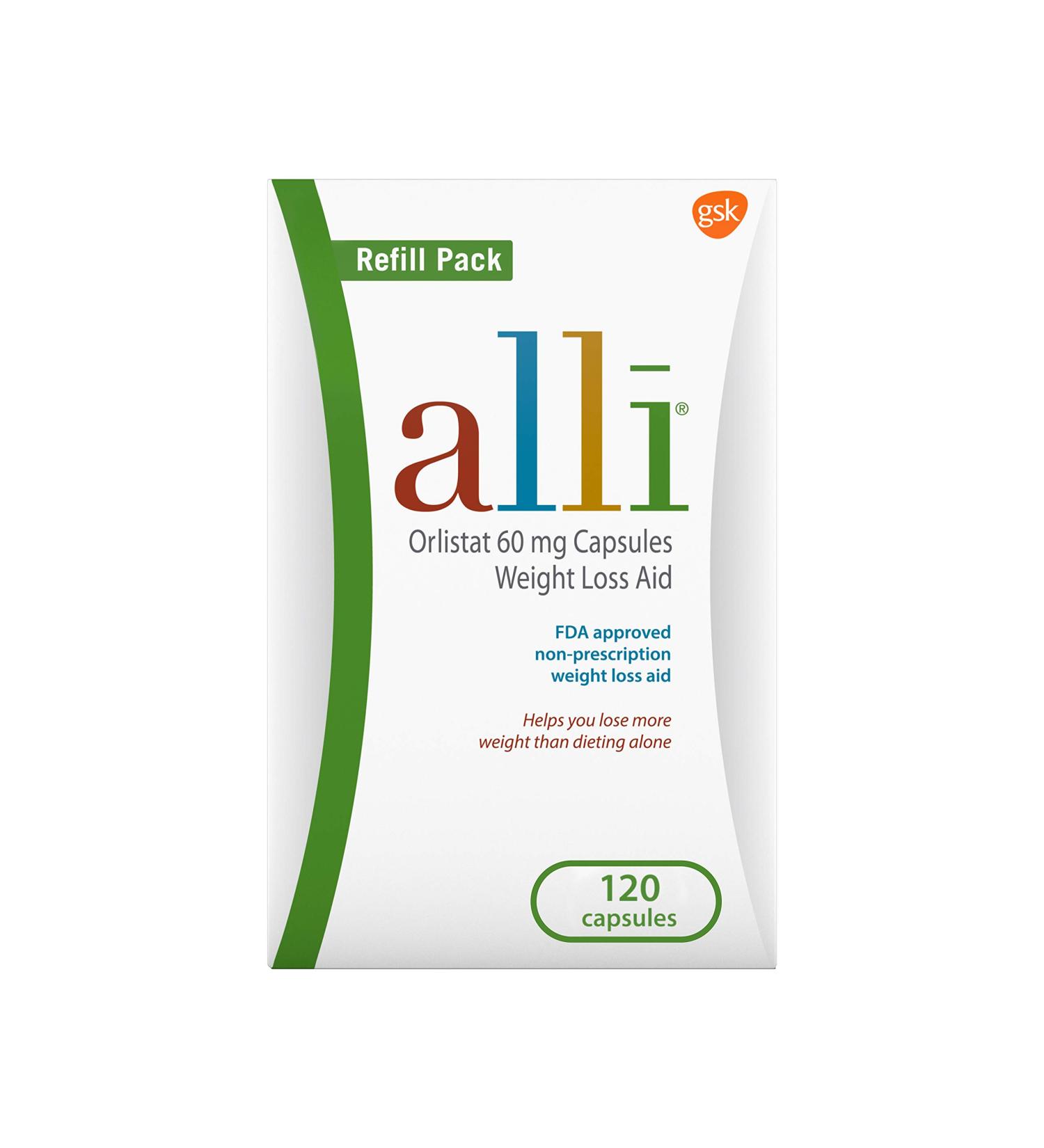 Alli Weight Loss Diet Pills - 120 Capsules | Effective Slimming Solution - Buy Online on GoSupps.com