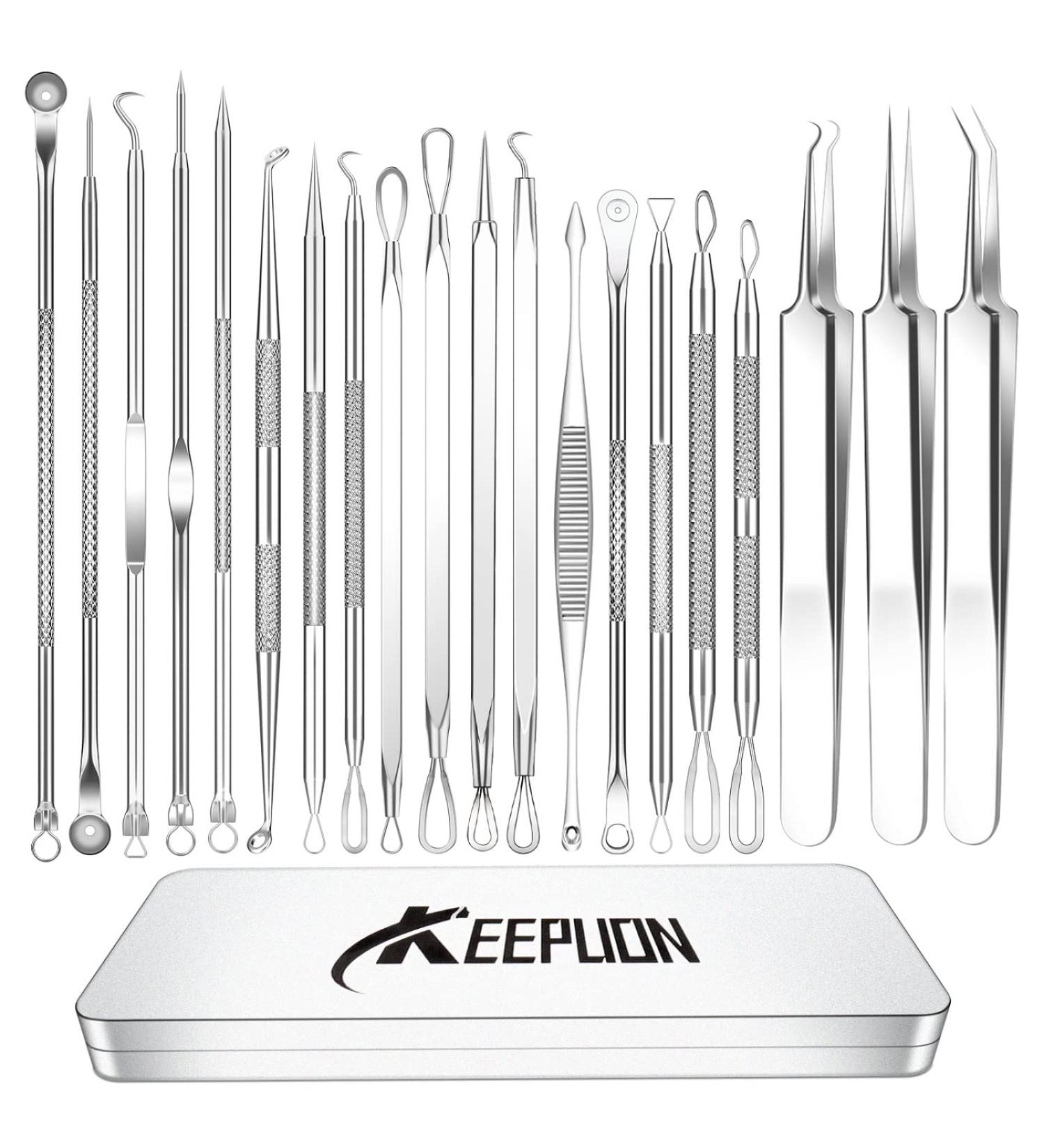 2022 Blackhead & Pimple Popper Tool Kit - 20PCS Acne Extraction Set - Buy Online on GoSupps.com
