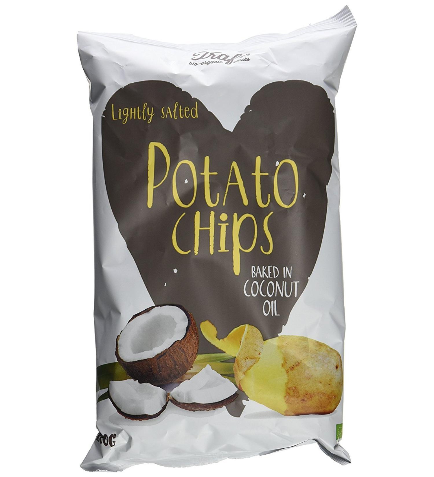  Trafo TRAFO 12 x 100g Organic Coconut Oil Fried Chips - Buy Online on GoSupps.com