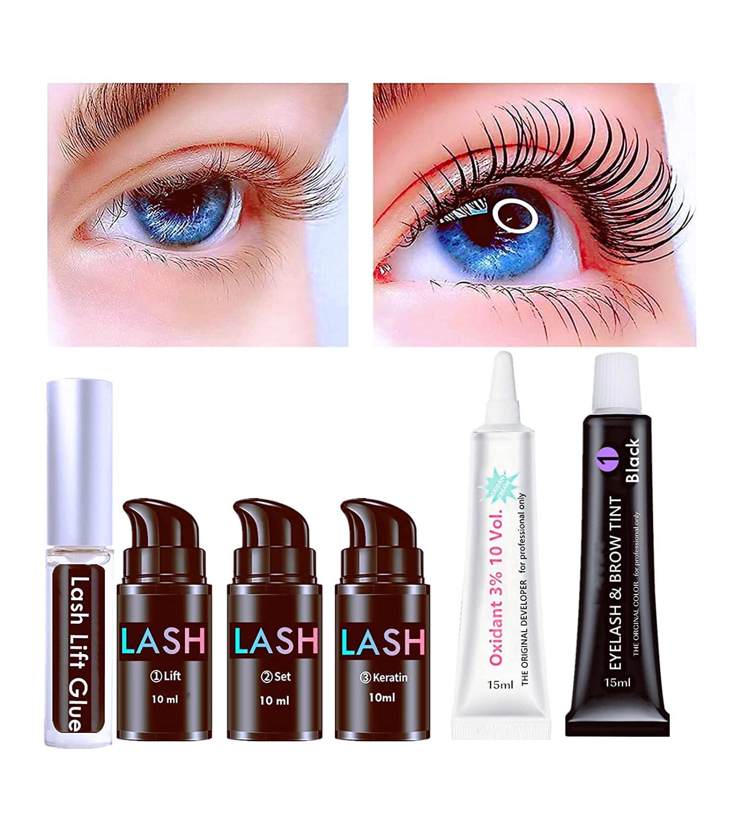 Shop At-Home Lash Lift & Tint Kit - 2-in-1 Keratin Formula for Voluminous Lashes - Long-Lasting Results - Buy Online on GoSupps.com