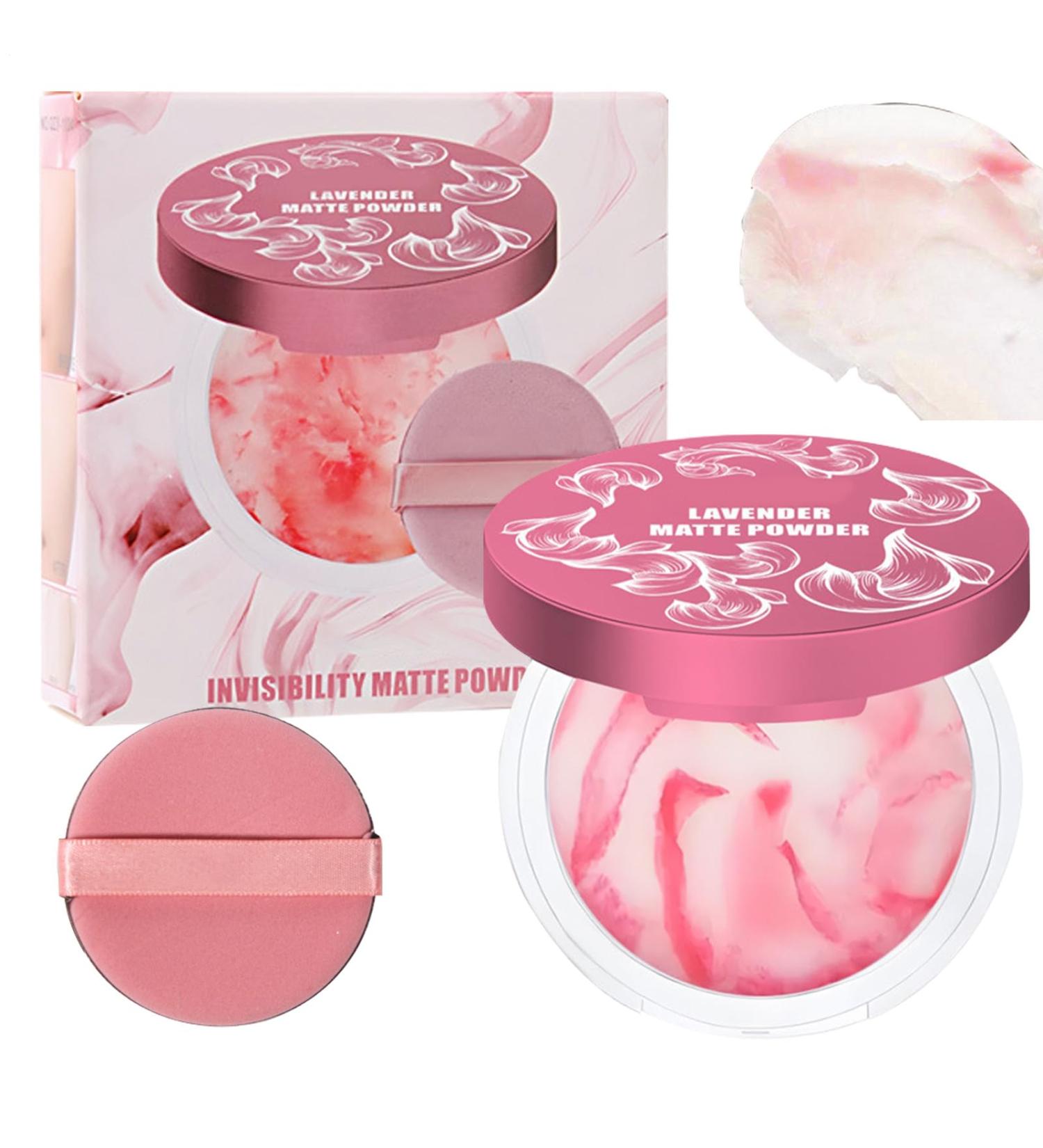 Face Powder Makeup Matte Face Powder | Lightweight Texture Water Resistant Anti-Shine Primer Concealer Full Coverage Combination to Oily Skin Daily Travel - Buy Online on GoSupps.com
