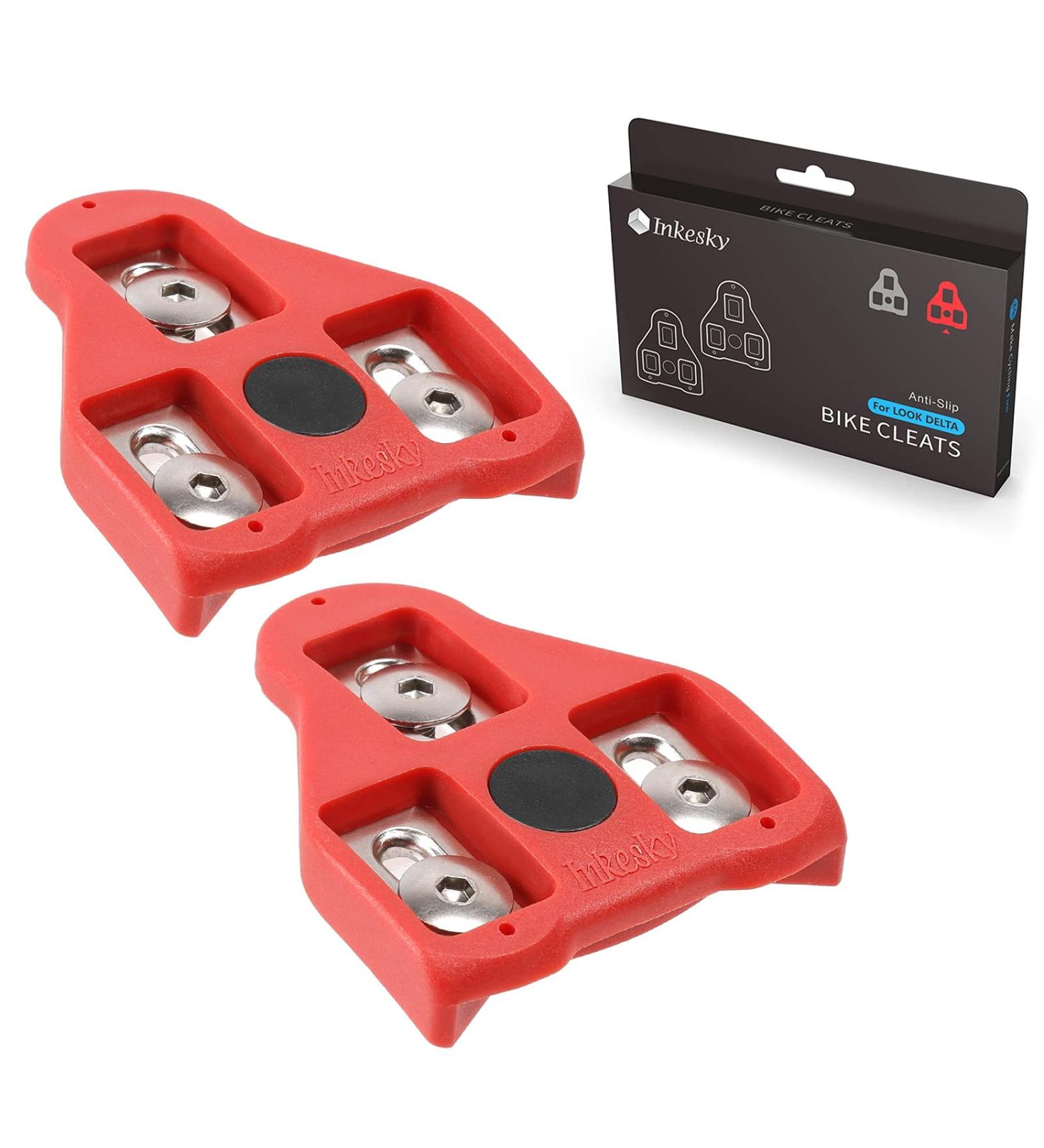 Inkesky Bike Cleats for Peloton/Stages/Look Delta - 9 Degree Float - Anti Slip - 1 Pair - Buy Online on GoSupps.com