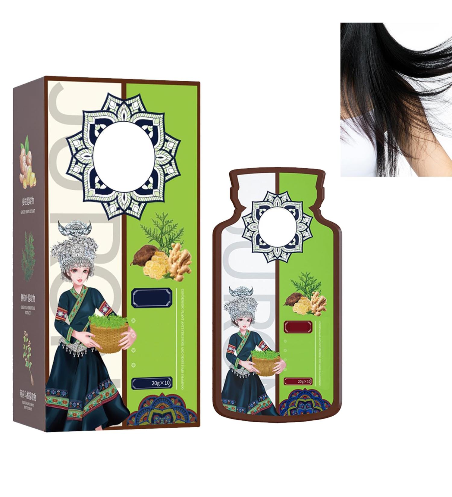 Plant Extract Anti-Hair Loss Hair Shampoo Ginger Anti Hair Loss Shampoo Oil Control Ginger Shampoo Ginger Plant Anti-Hair Loss Hair Shampoo Ginger Shampoo for Women Men Hair 200ML - Buy Online on GoSupps.com