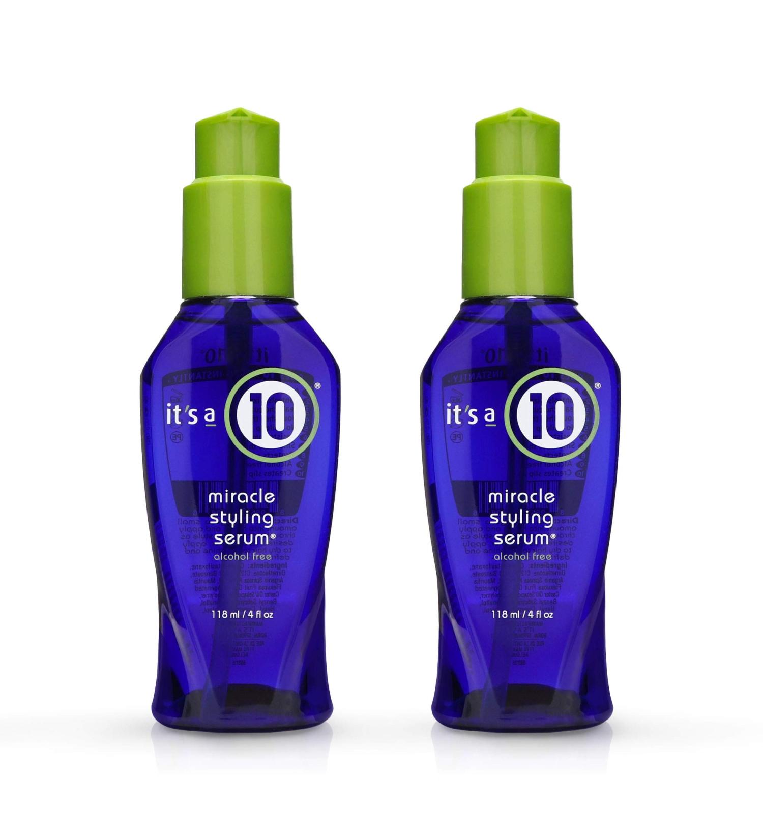 it's a 10 Miracle Styling Serum 4 oz (Pack of 2) - Double Pack for Smooth & Silky Hair - Buy Online on GoSupps.com