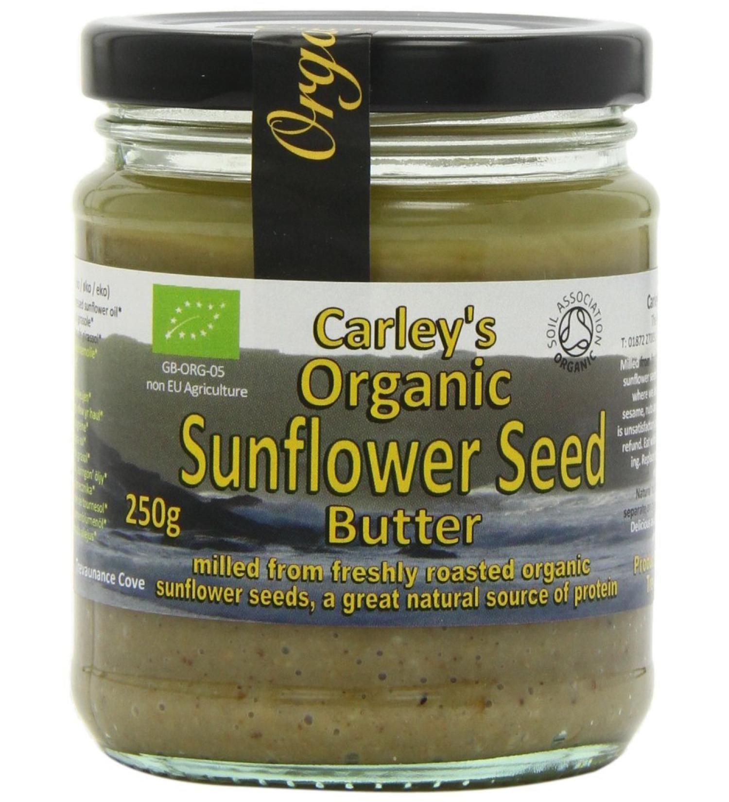 Carley's Organic Sunflower Seed Butter 250g - Buy Online on GoSupps.com