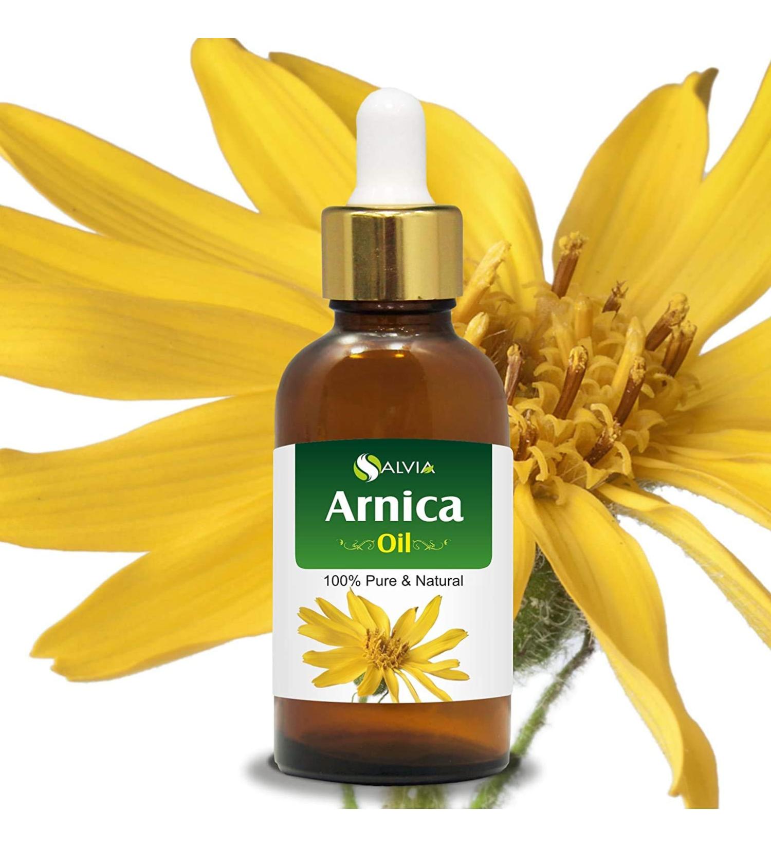 Arnica Essential Oil (Arnica Montana) by Salvia 100% Pure & Natural - Undiluted Uncut Cold Pressed Aromatherapy Premium Oil - Therapeutic Grade - 15 ML with Dropper Arnica 15.00 ml (Pack of 1) - Buy Online on GoSupps.com