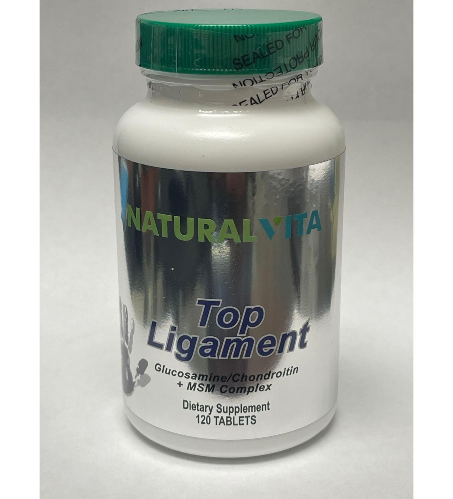 Top Ligament Glucosamine Chondroitin + MSN Complex 120 Tablets (3)