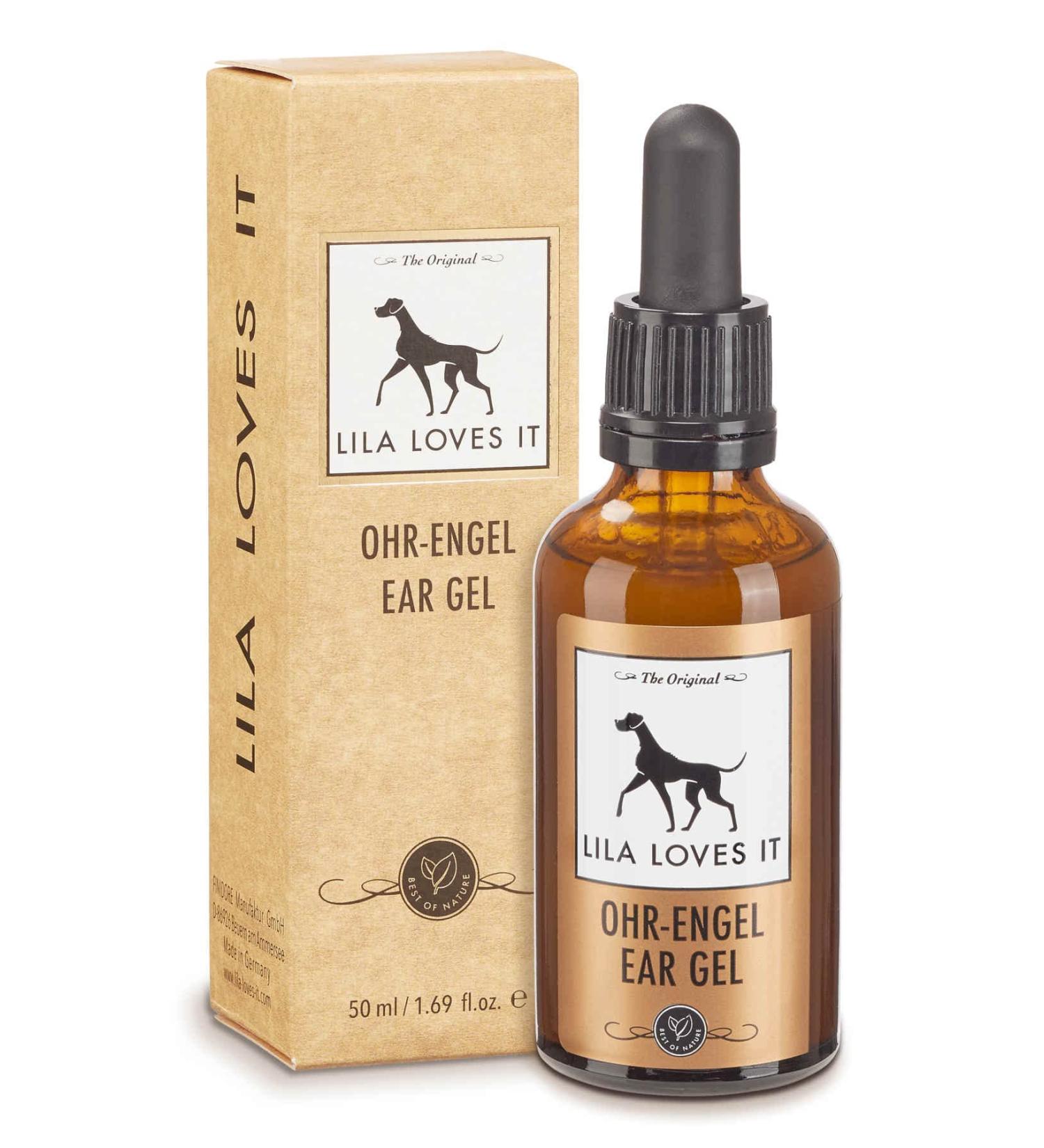 Lila Loves It Ear Care for Dogs - Natural Inflammation Protection Vegan Ear Angel 50ml | Soothing & Strengthening Sensitive Ears - Buy Online on GoSupps.com