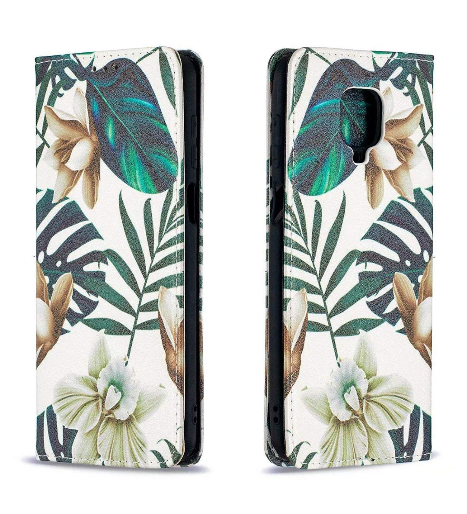Miagon Wallet Folio Flip PU Leather Case for Xiaomi Redmi Note 9 Pro Creative Painted Design Full-Body Protective Cover Card Holder Kickstand Magnetic Leaf Flower Xiaomi Redmi Note 9 Pro Leaf Flower - Buy Online on GoSupps.com