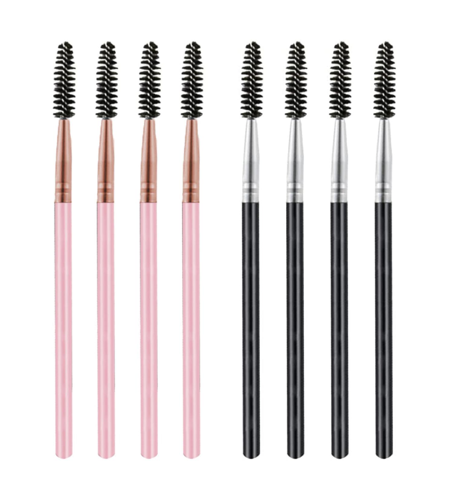 8 Pcs Eyebrow & Eyelash Brush Set - Perfect Makeup Tools for Flawless Brows & Lashes | Buy Internationally - Buy Online on GoSupps.com