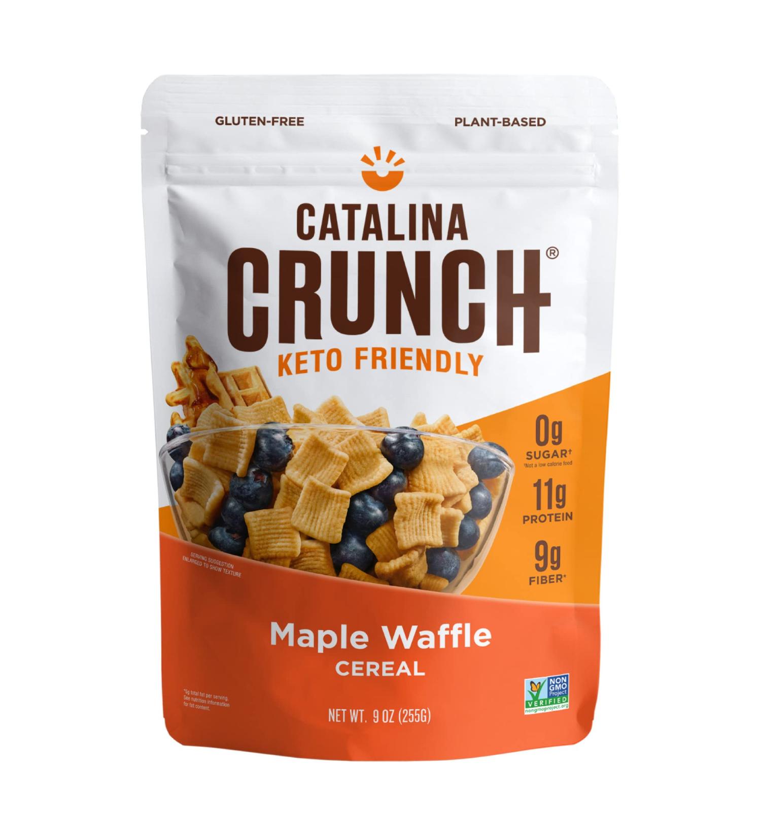 Catalina Crunch Maple Waffle Keto Cereal (9Oz Bags) | Low Carb  Sugar Free  Gluten Free | Keto Snacks  Vegan  Plant Based Protein | Breakfast Cereals | Keto Friendly Food - Buy Online on GoSupps.com