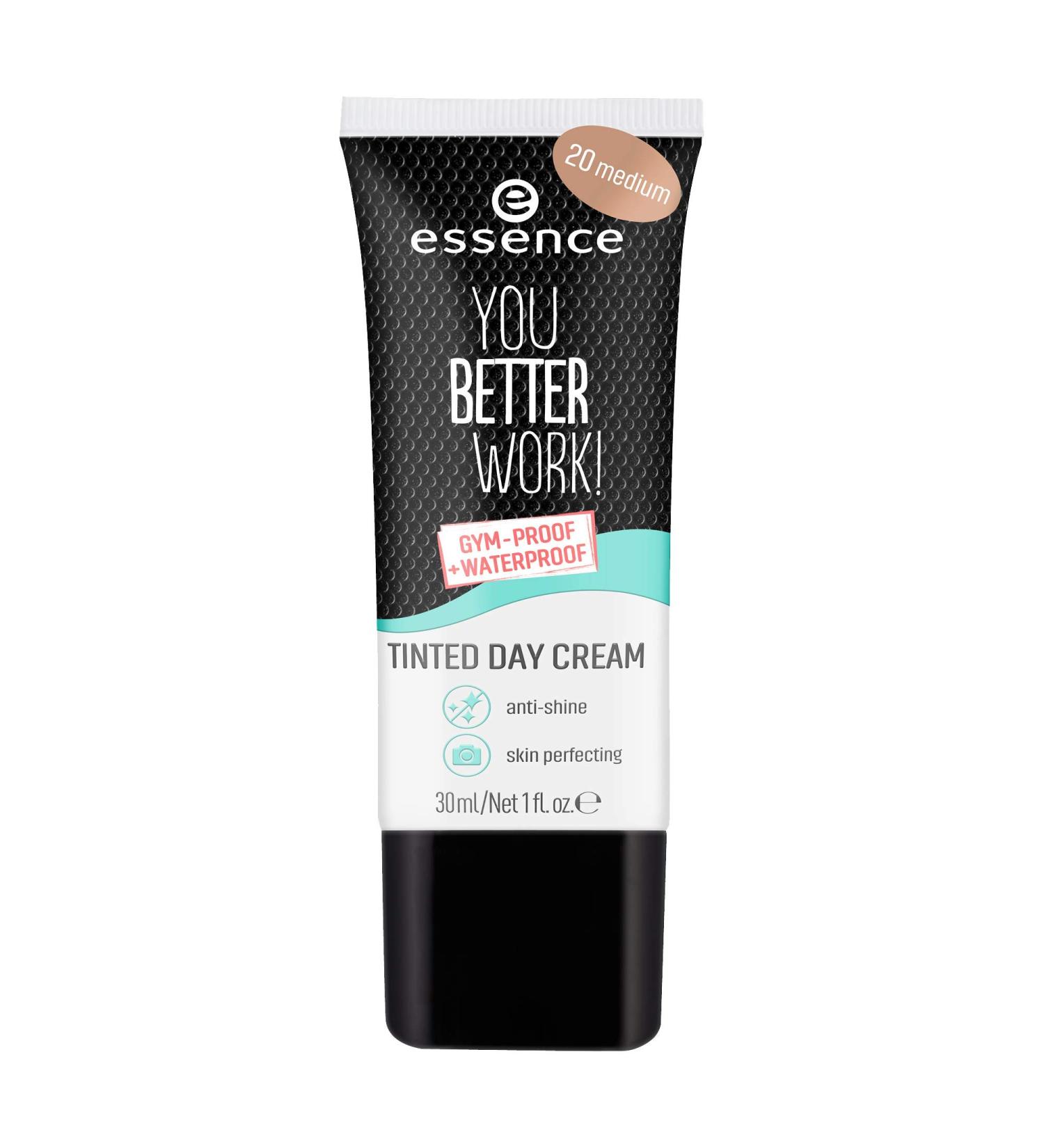 Shop Essence Tinted Moisturizer - You Better Work! - Medium 20 | Lightweight Day Cream for Flawless Skin - International Shipping Available - Buy Online on GoSupps.com
