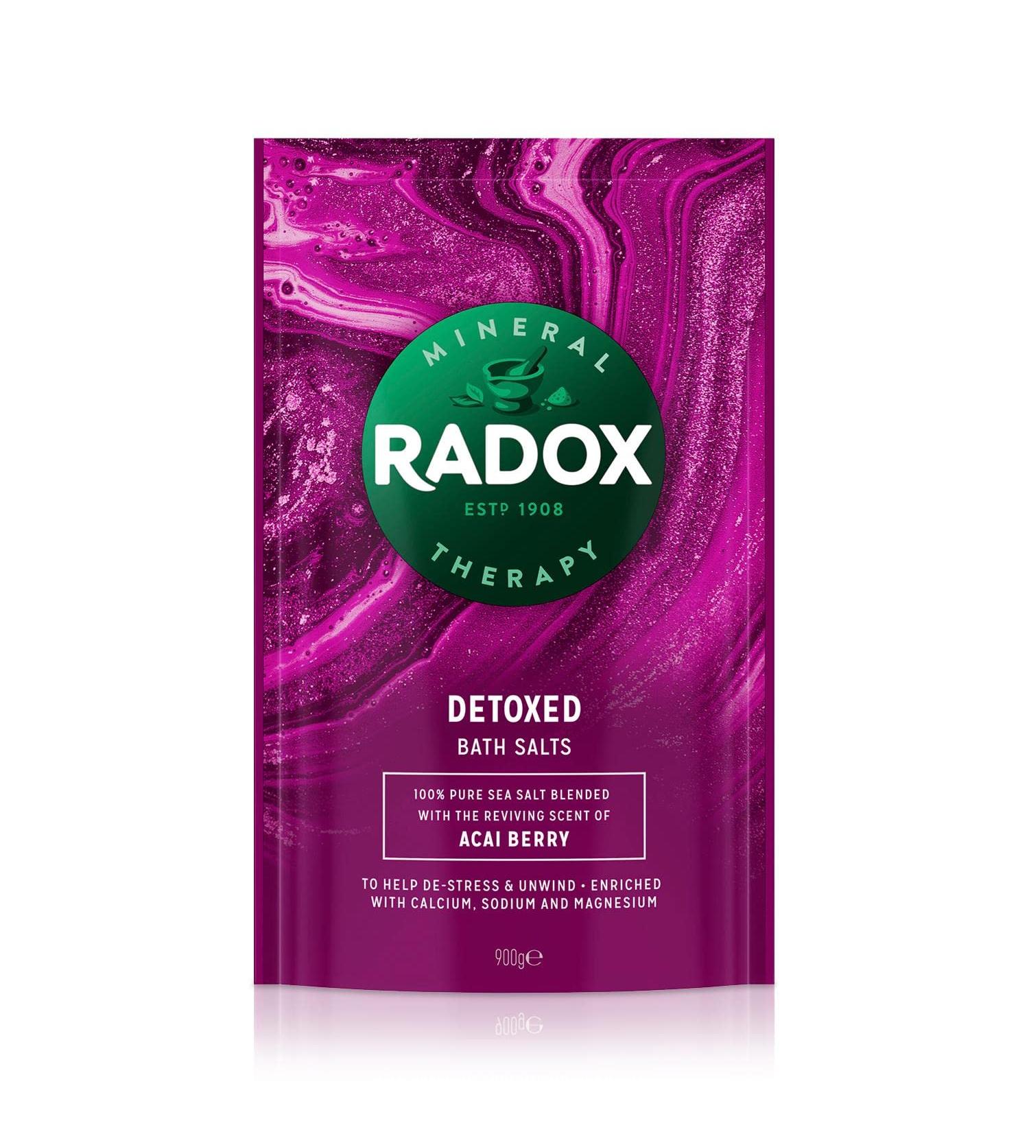 Radox Detoxed Bath Salt 900g - Revitalize & Refresh | International Shipping Available - Buy Online on GoSupps.com