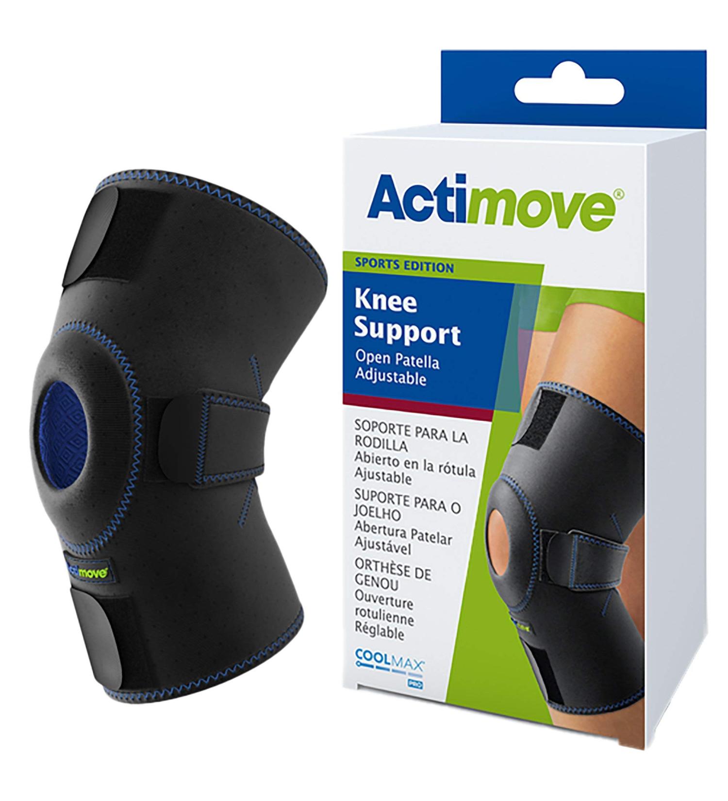 Buy Actimove Knee Support Open Patella - Adjustable Universal Fit Black | International Shipping Available - Buy Online on GoSupps.com