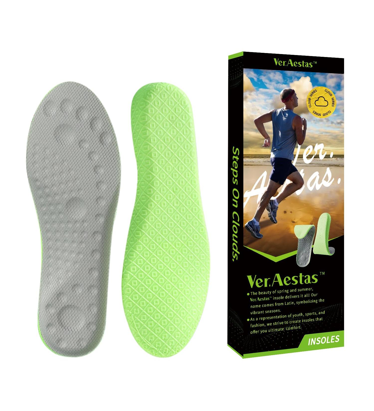 Buy Shock Absorbing Soft PU Sport Insoles for Plantar Fasciitis | ComfortMax Arch Support & Heel Pain Relief | Heavy Duty XL Insoles for Men & Women - Buy Online on GoSupps.com