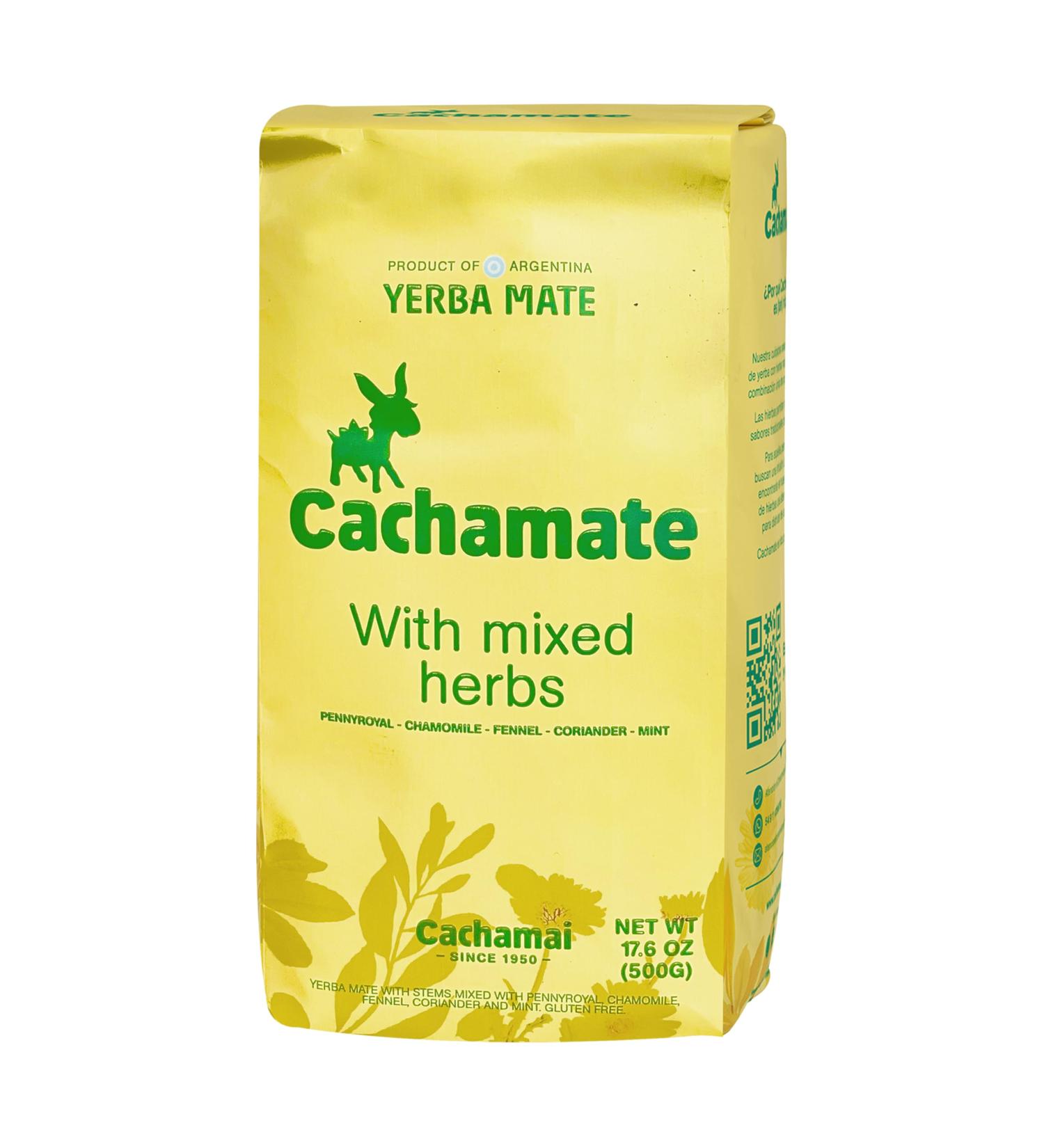 Yerba Mate Cachamate menthe et m lange de fines herbes - Buy Online on GoSupps.com