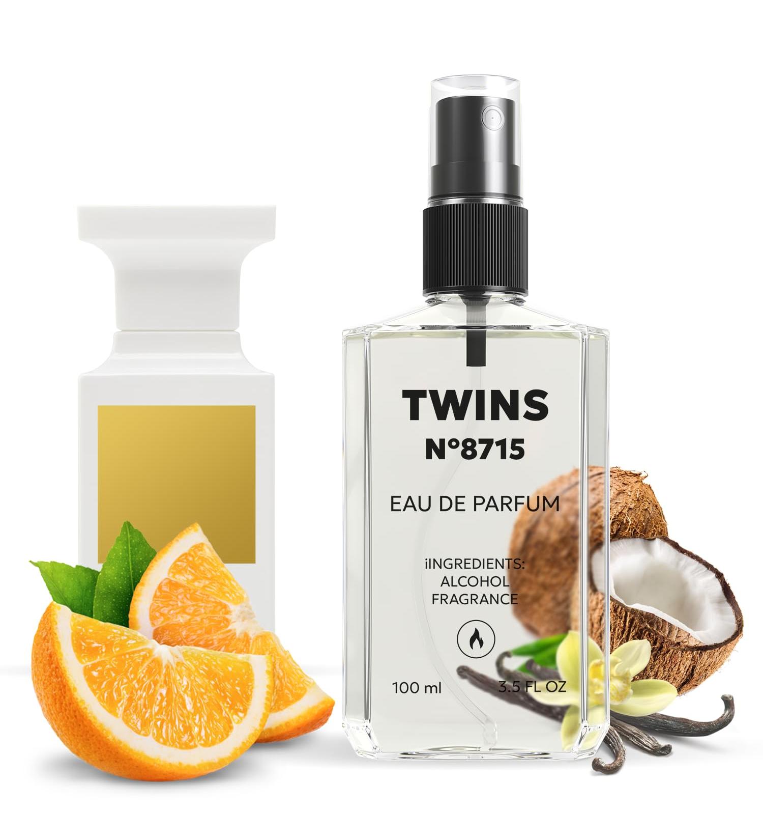 TWINS Impression of Soleil Blanc | Unisex Perfume for Women and Men Eau de Parfum | No.8715 | 3.4 Fl Oz / 100 ml Tom Ford Soleil Blanc Impression - Buy Online on GoSupps.com