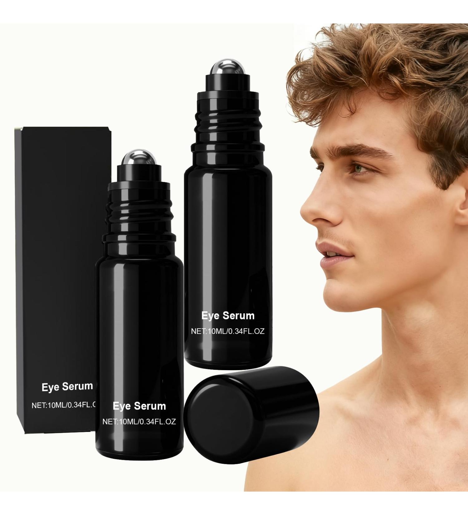 Lot de 2 baumes pour les yeux revitalisants pour hommes - Cr me contour des yeux pour les cernes plus fonc s - Baume anti- ge pour les yeux - Avec caf ine et rouleaux rafra chissants - Cernes plus 2 pi ces. - Buy Online on GoSupps.com