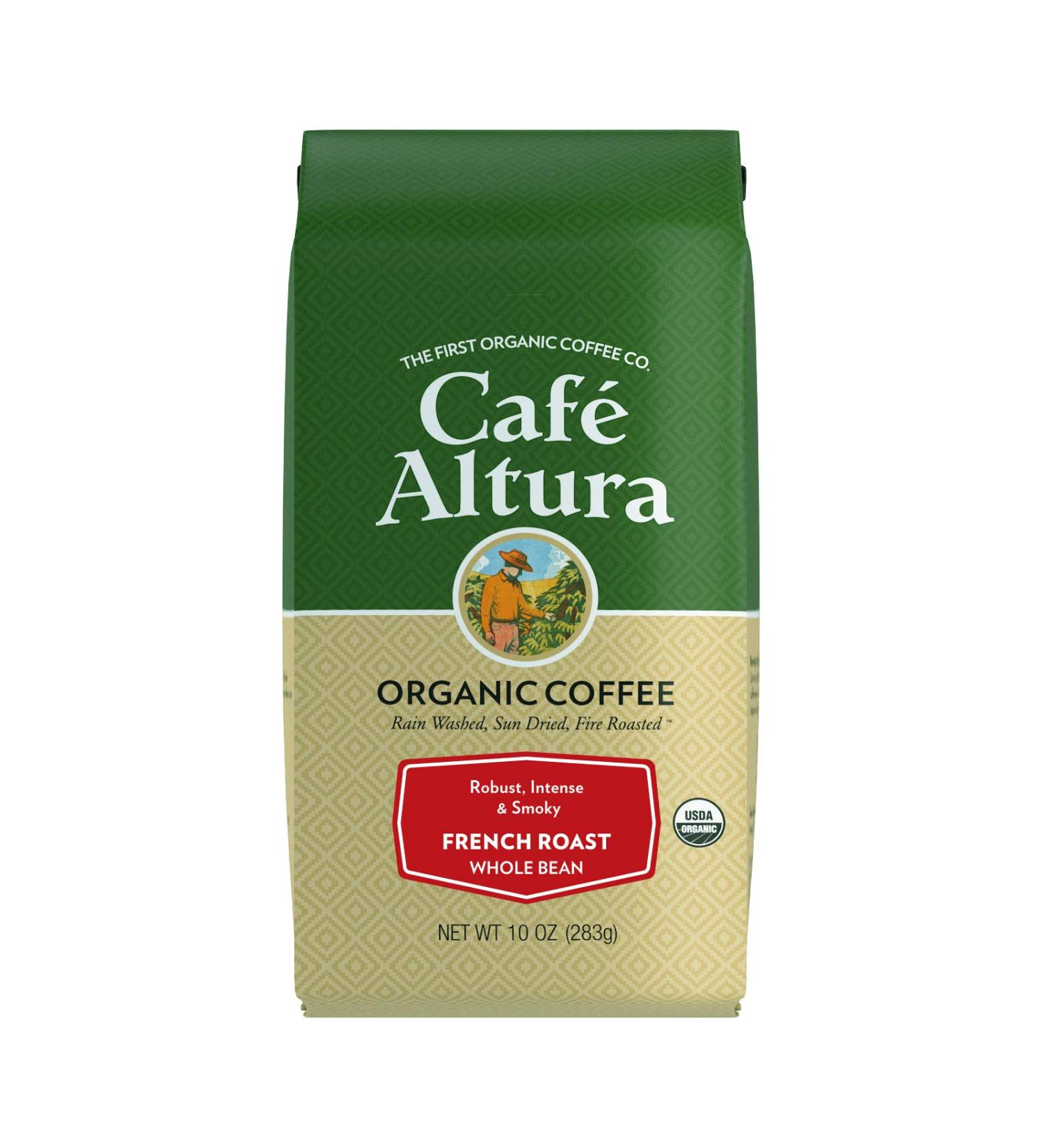 Buy Cafe Altura Organic French Roast Coffee - Whole Bean 10 oz | Premium Quality - Buy Online on GoSupps.com