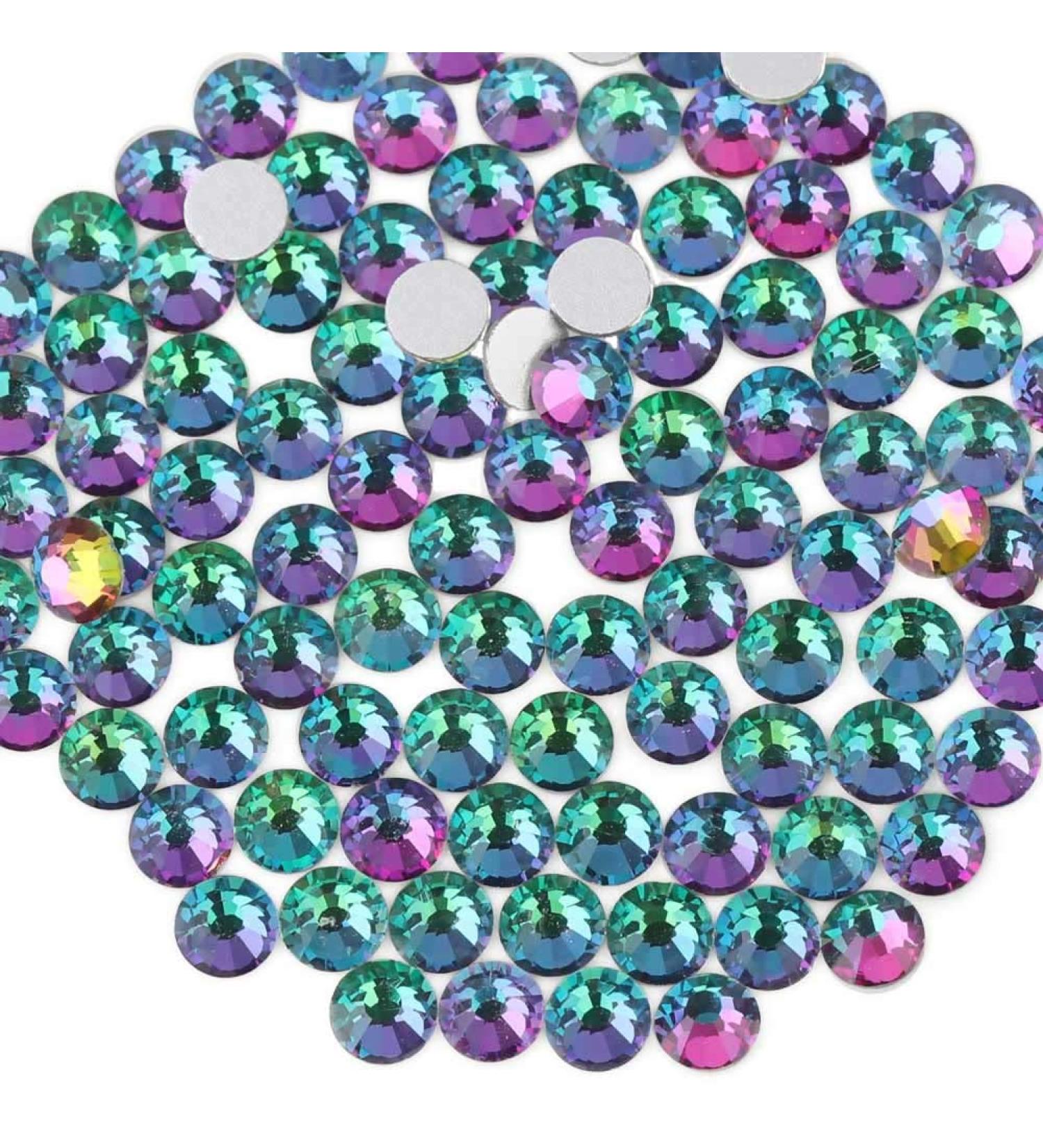 Beadsland 1440 Flat Back Rhinestones - Green Volcano Nail Crystals SS16 (3.8-4.0mm) for Stunning Nail Art - Buy Online on GoSupps.com