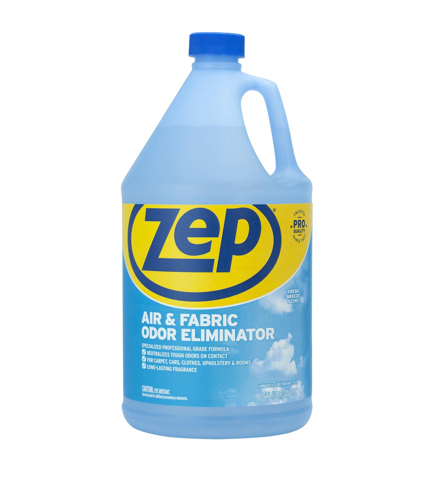 Zep Air & Fabric Odor Eliminator 128 oz - Powerful Odor Remove Fresh Scent for Home & Travel - Buy Online on GoSupps.com