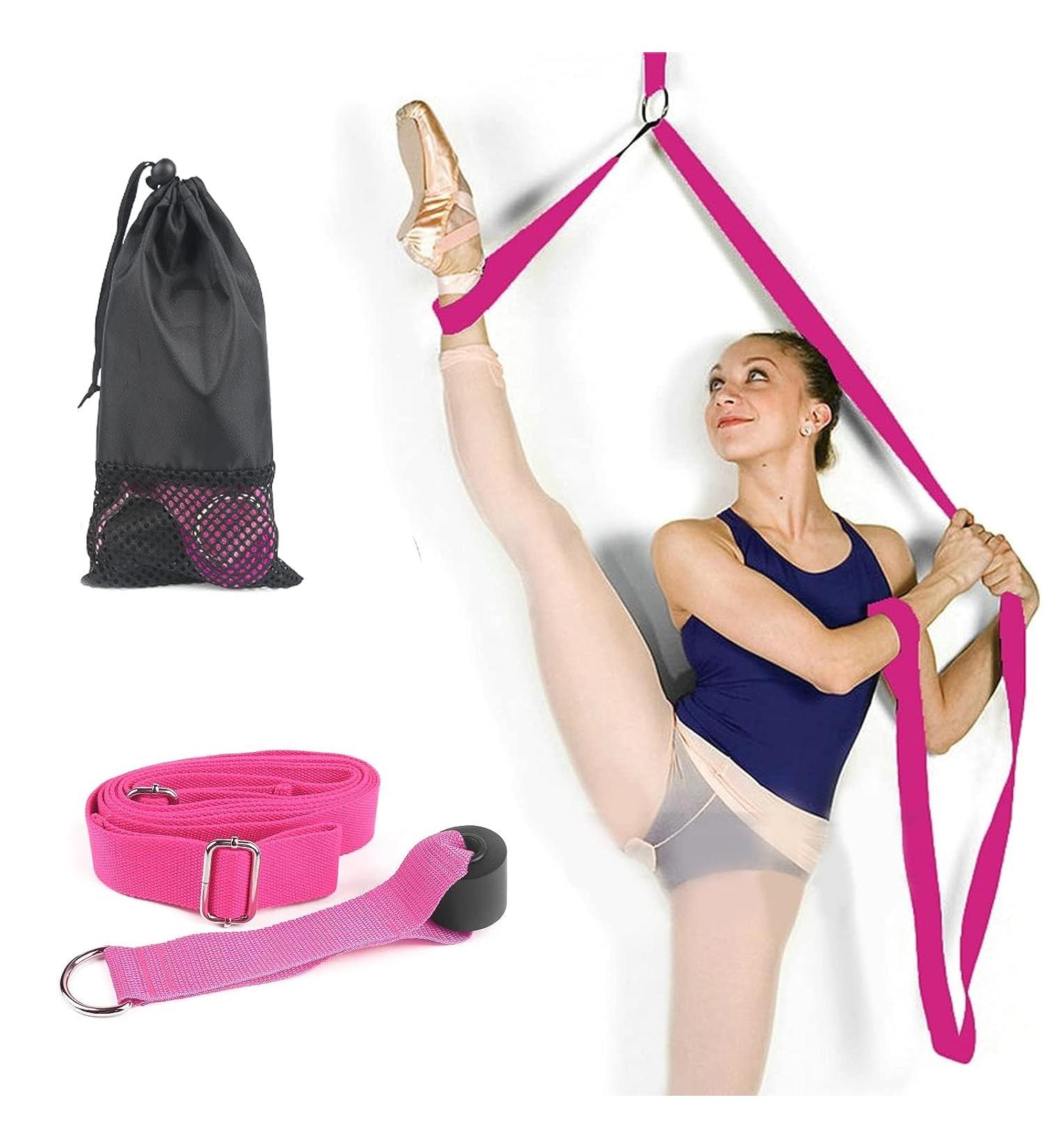SZITW Leg Stretcher Strap Premium Workout Equipment with Resistance Bands Ideal Ballet Barre and Yoga Accessories for Beginners and Pros - Buy Online on GoSupps.com